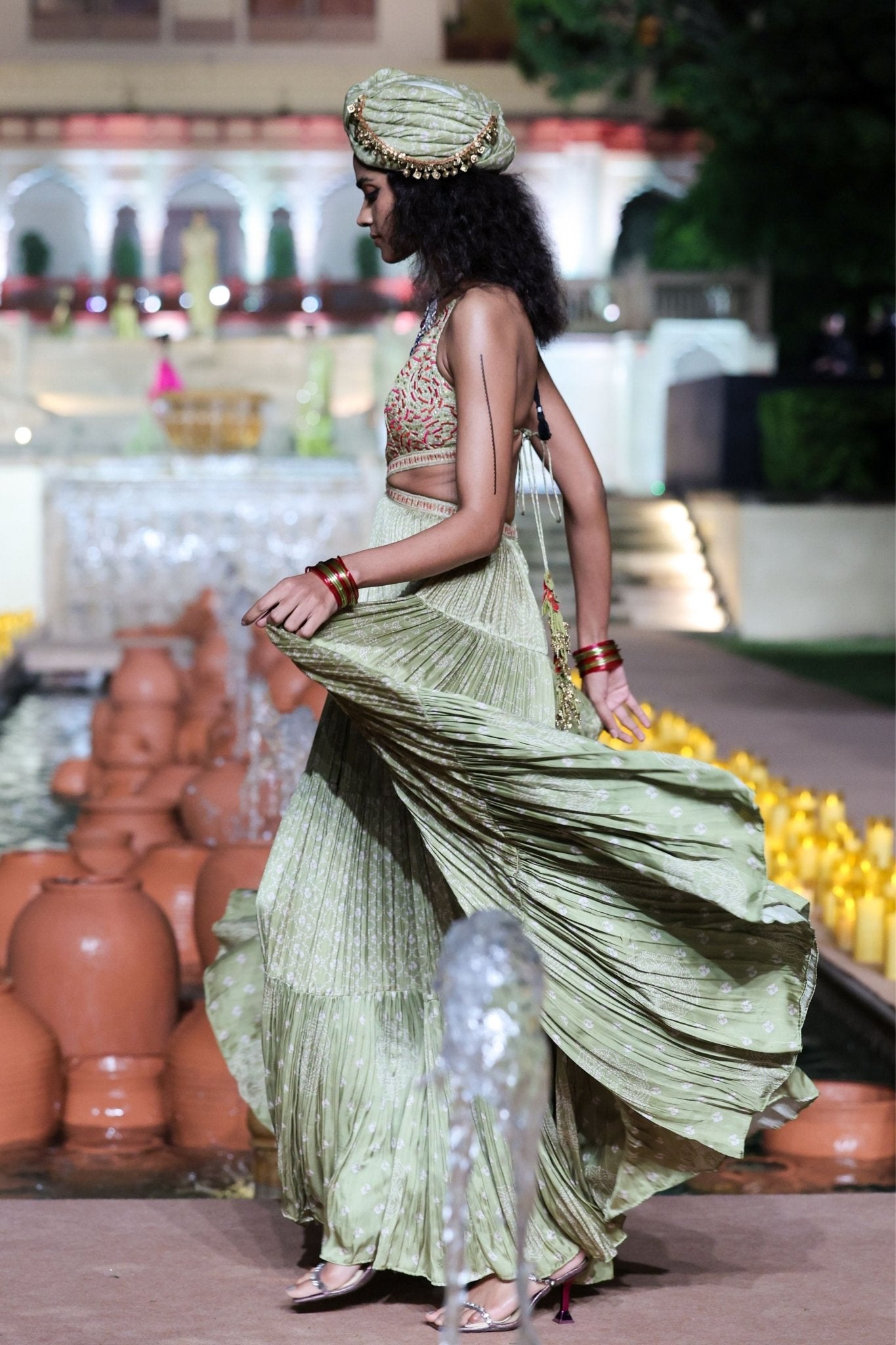The Ghagri Maxi Gown - Punit Balana - Elahe