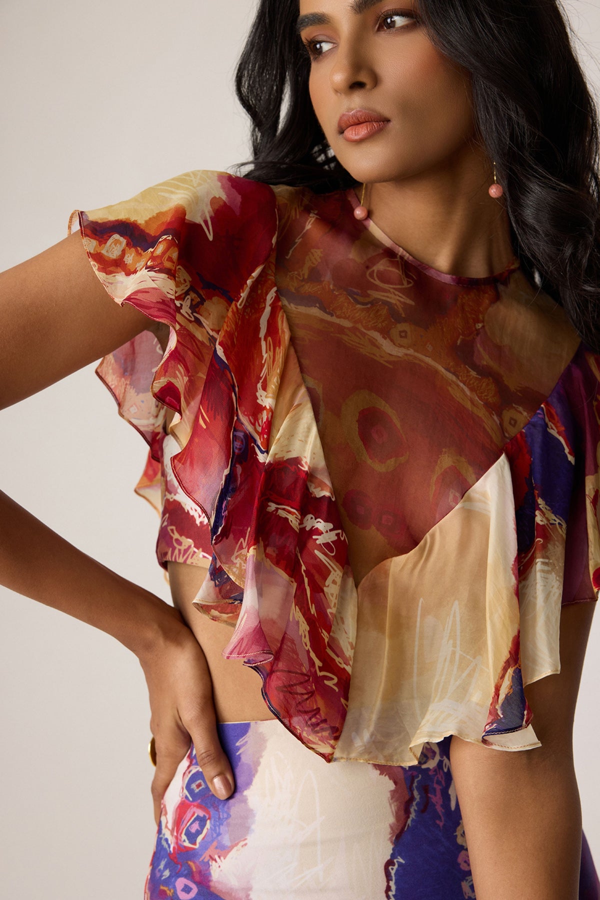 Elena Blouse & Marieya Skirt Set