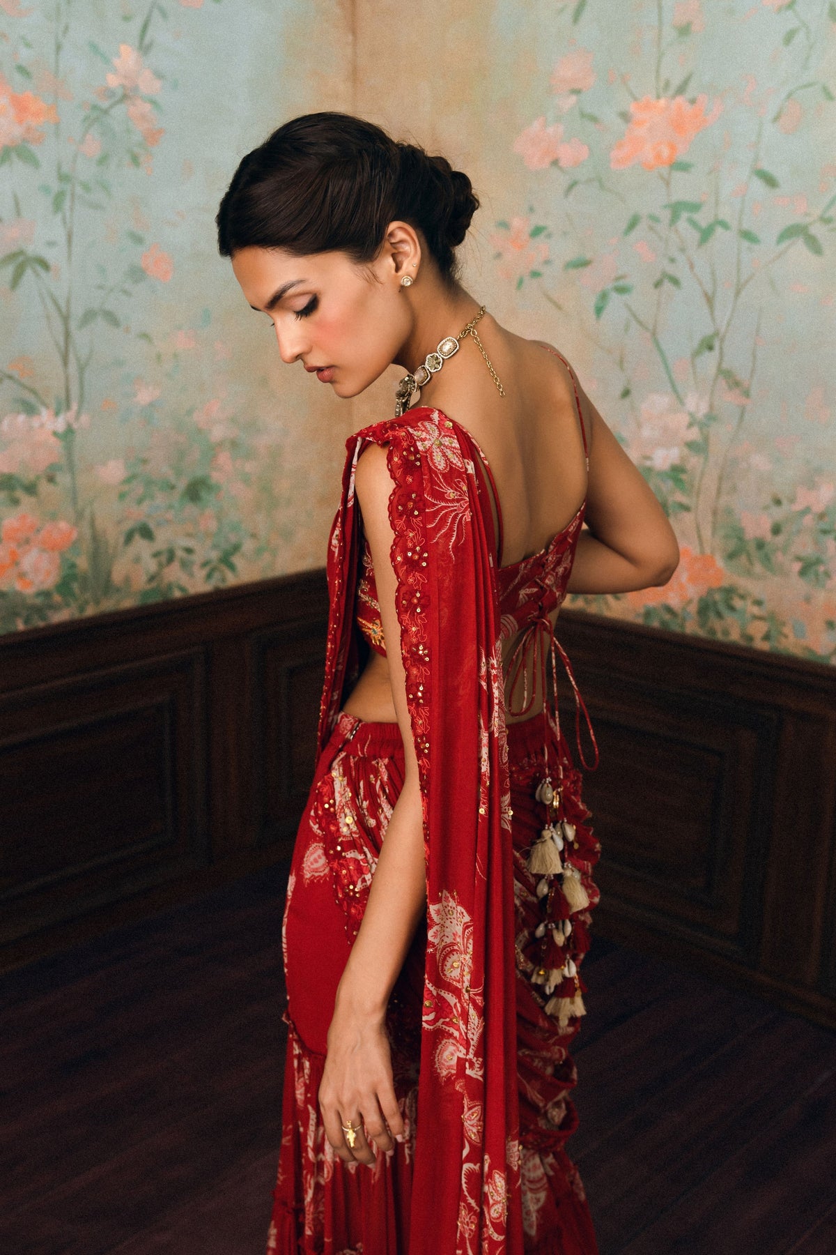 Zia Sharara Saree Set