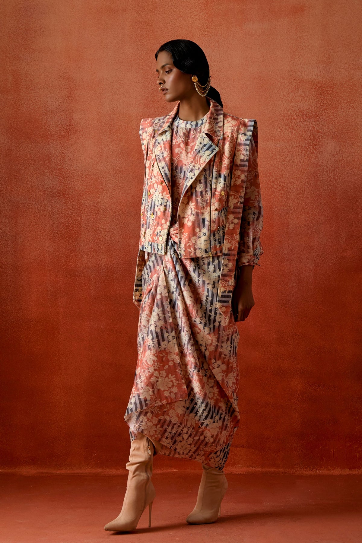 Printed Jacket Dress