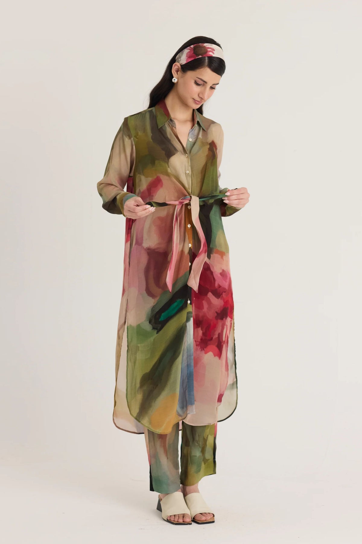 Tilly Wrap Kurta Set