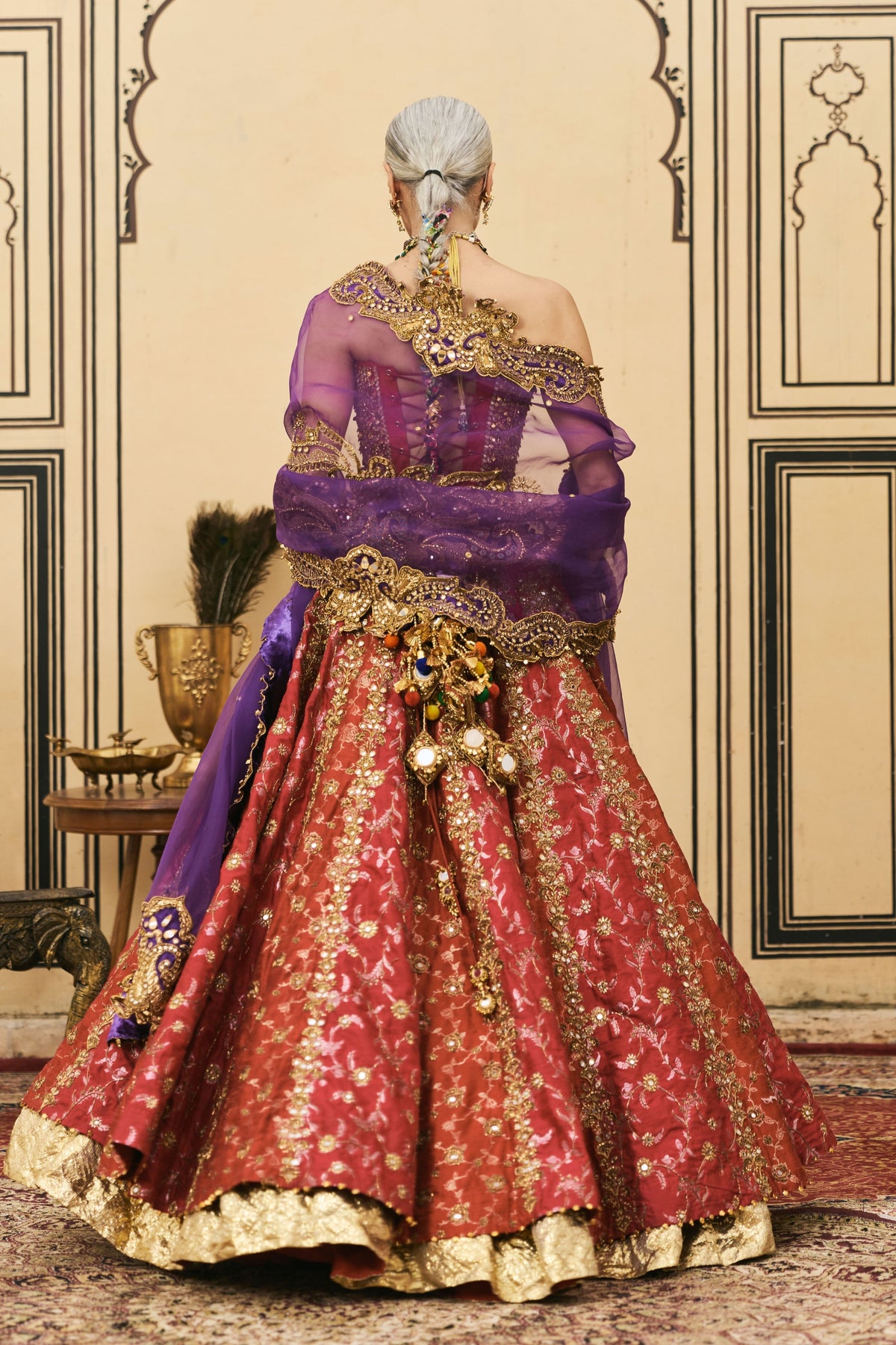 Do-Rang Organza Lehenga Set