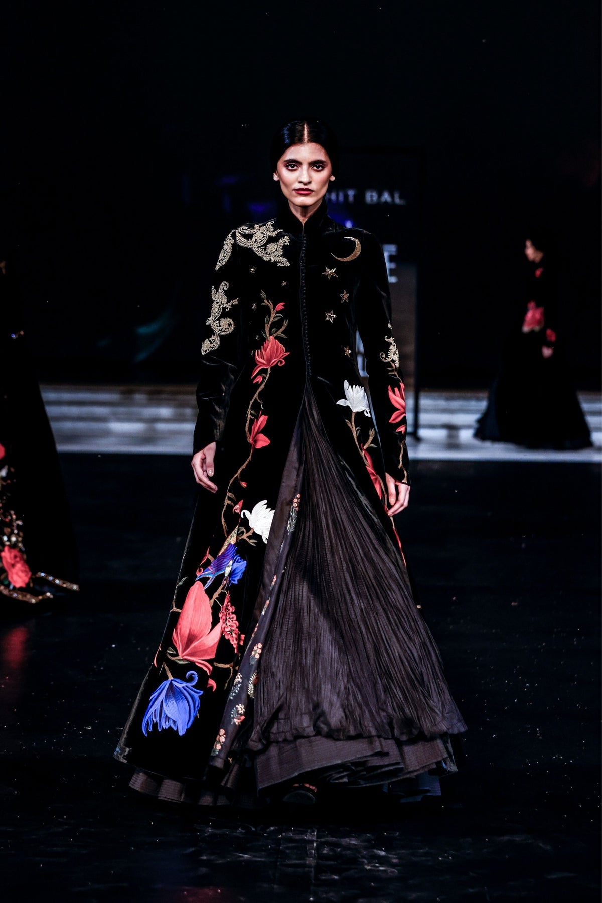 Black Velvet Long Jacket