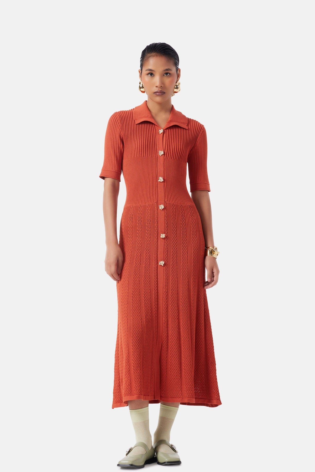 Rust Natalia Dress