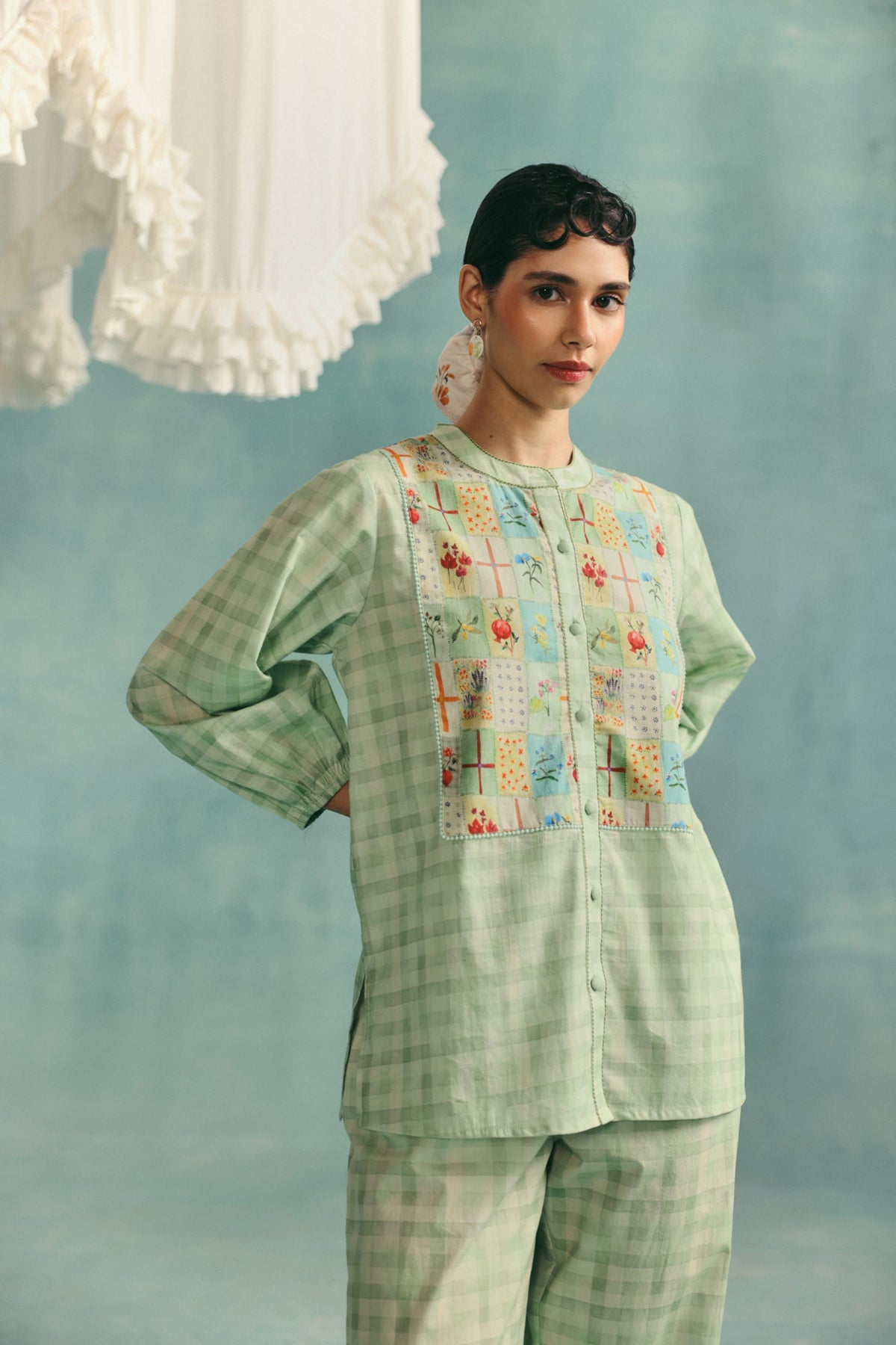 Flora Mint Co-ord Set