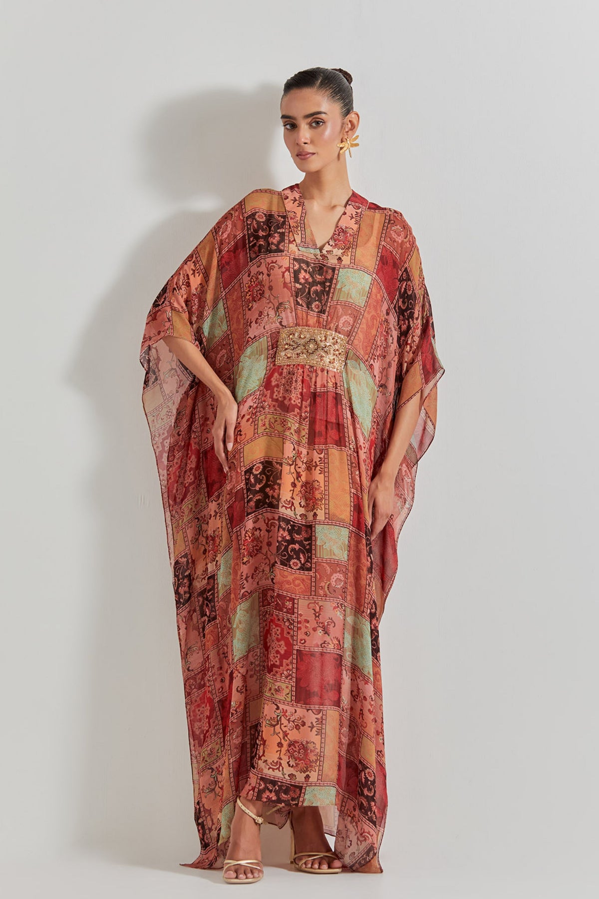 Spicy Glam Printed Kaftan