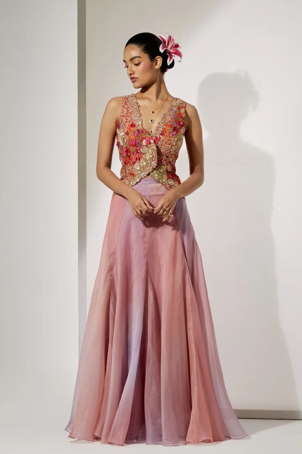 Ombre Organza Skirt