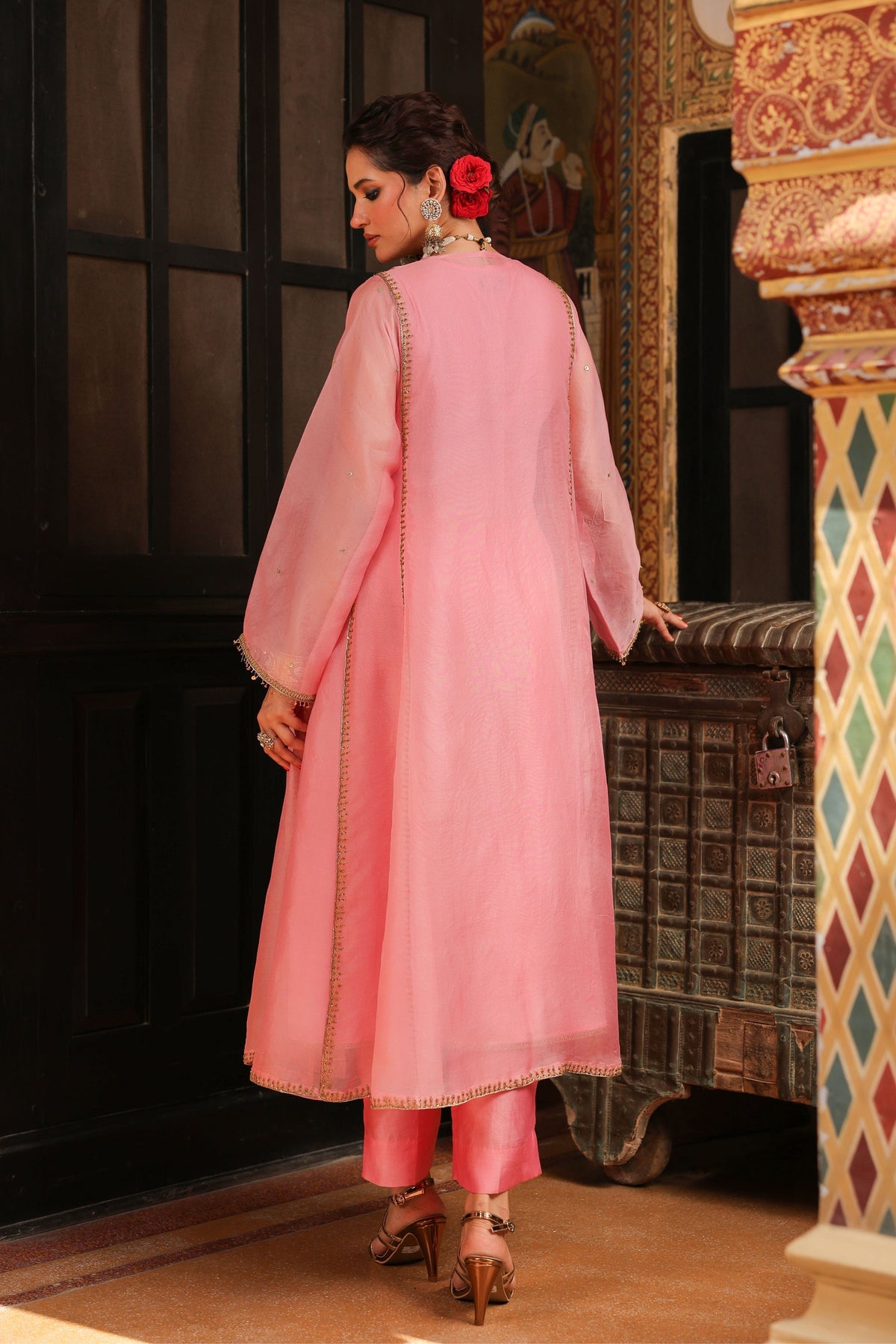 Ahista Pink Pakhi Kurta Set