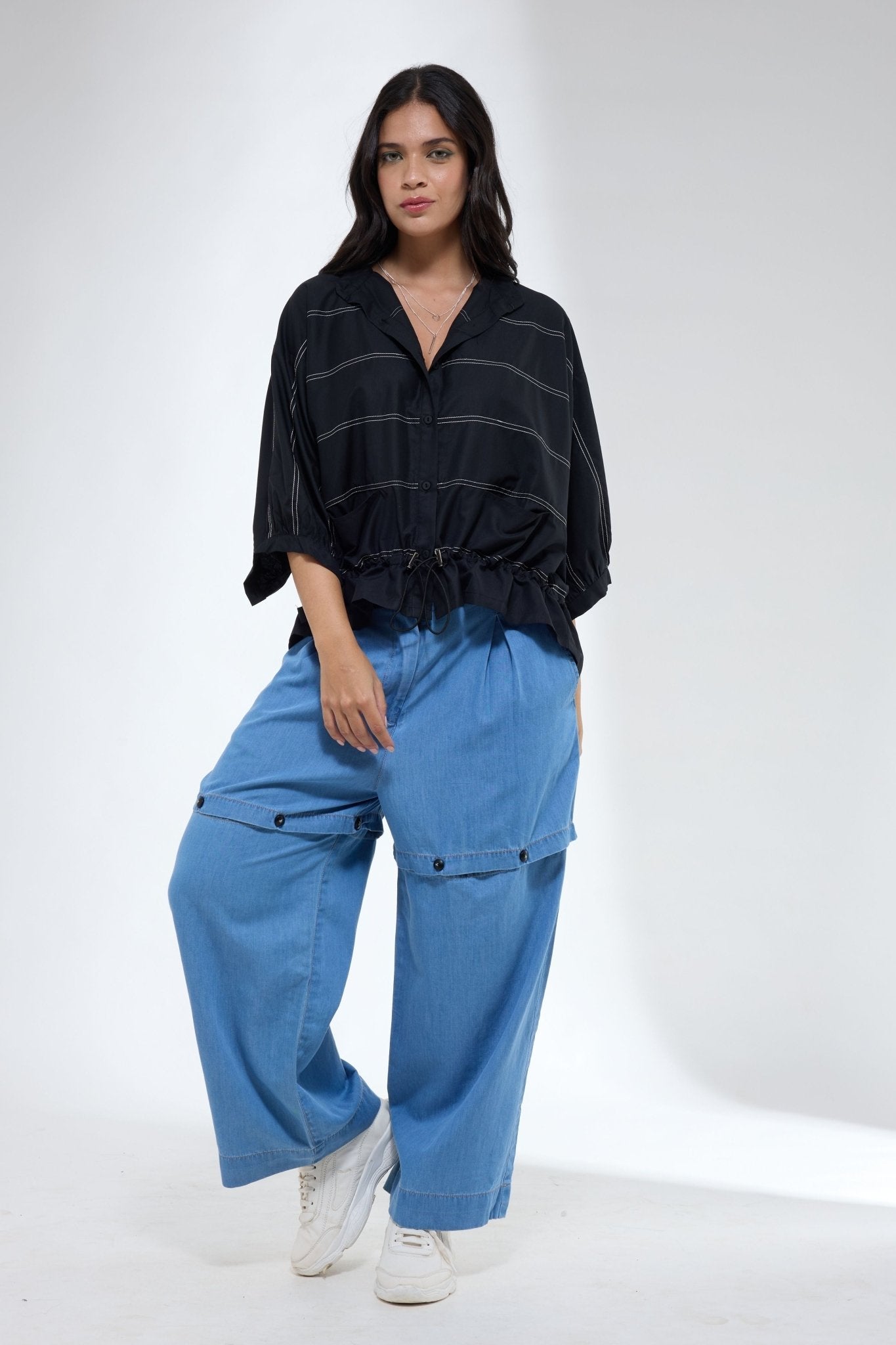 Top Stitch Anti Fit Shirt - Krati Jain - Elahe