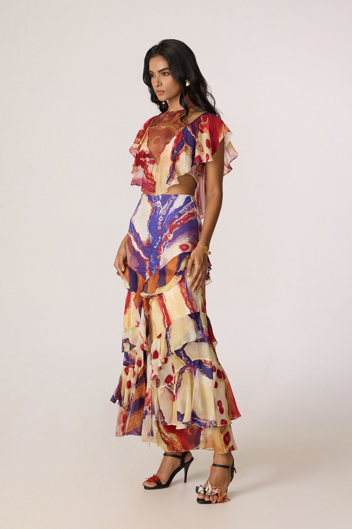Elena Blouse & Marieya Skirt Set