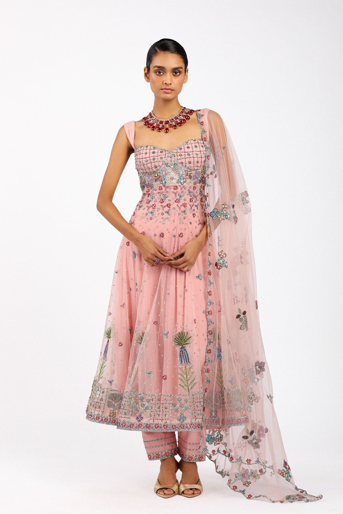 Peonisse Anarkali Set