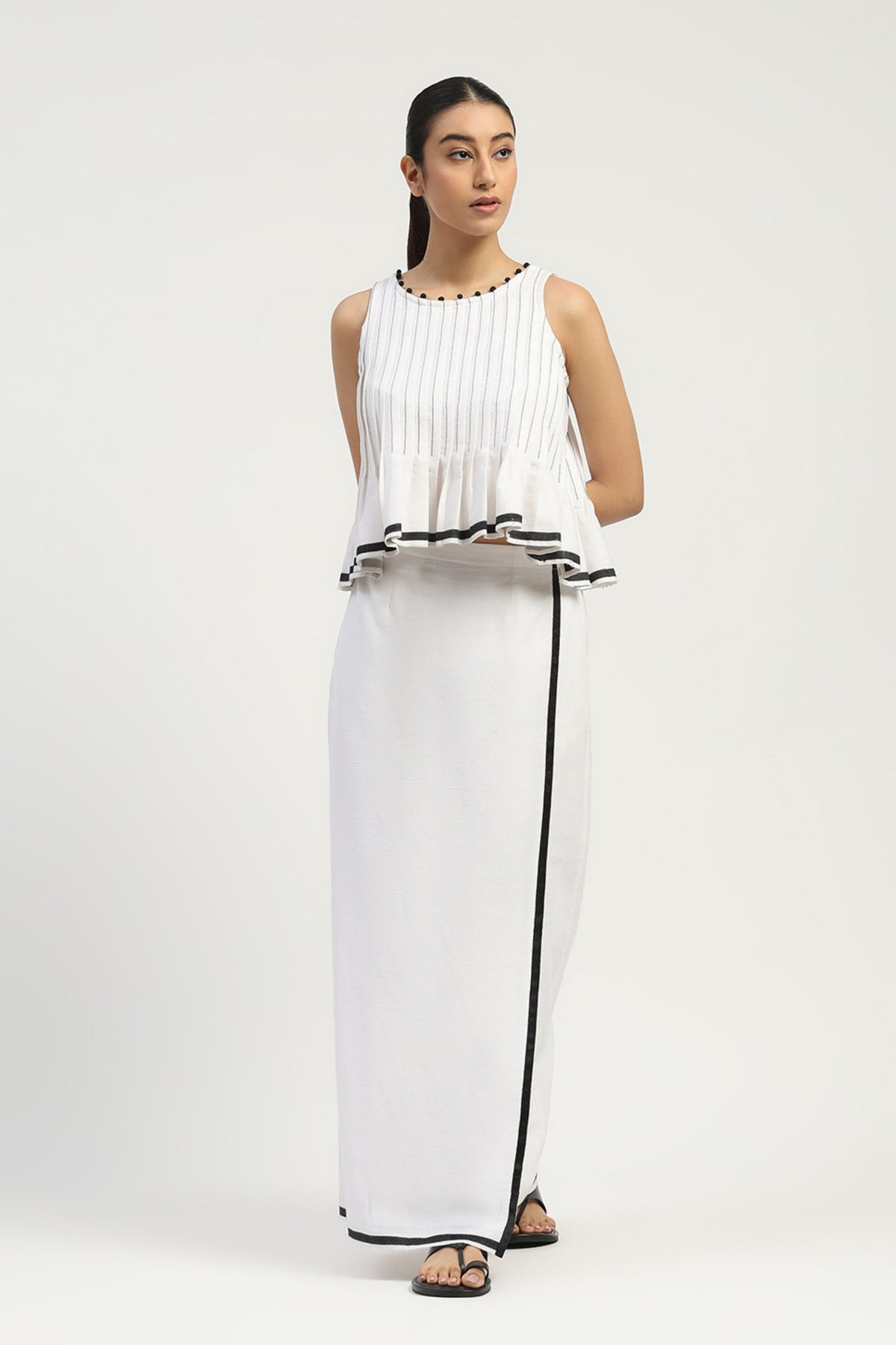 Dhoti Border Top