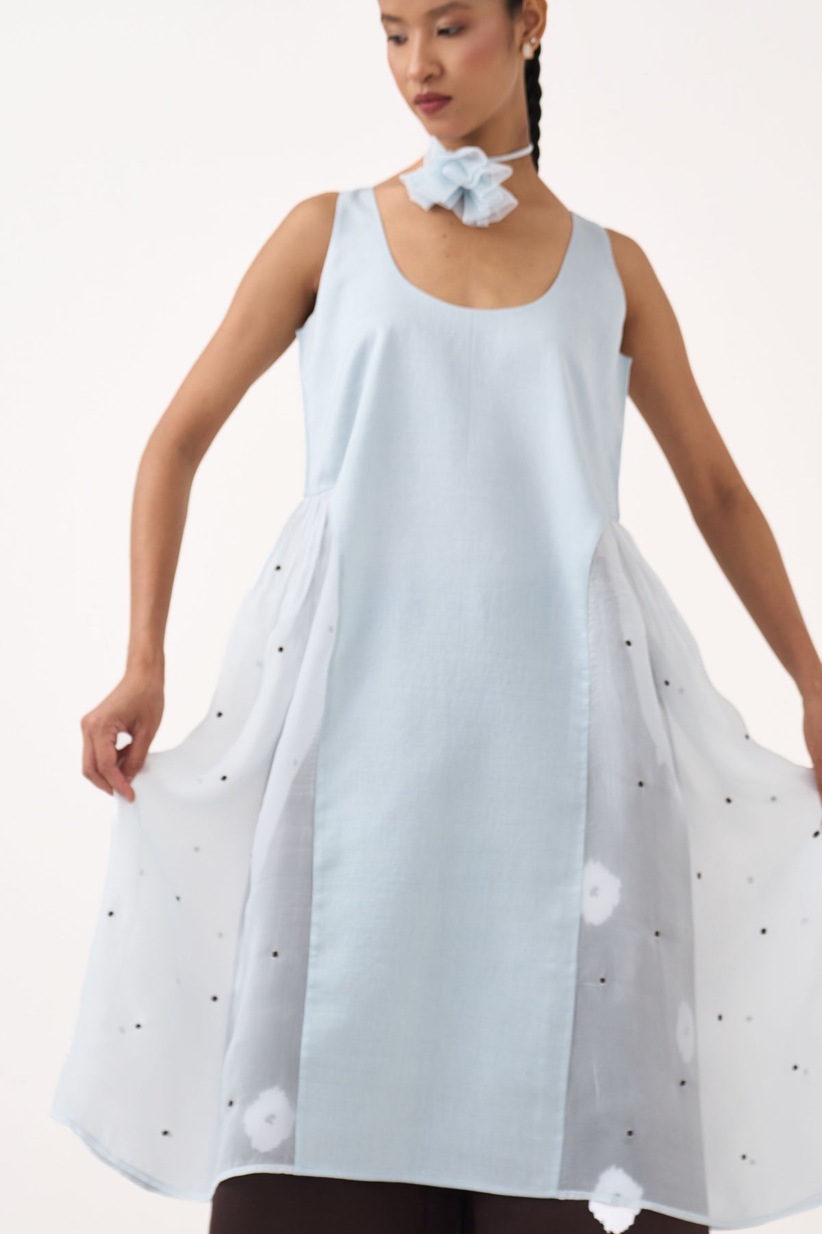 Side U-Gather Tunic Set