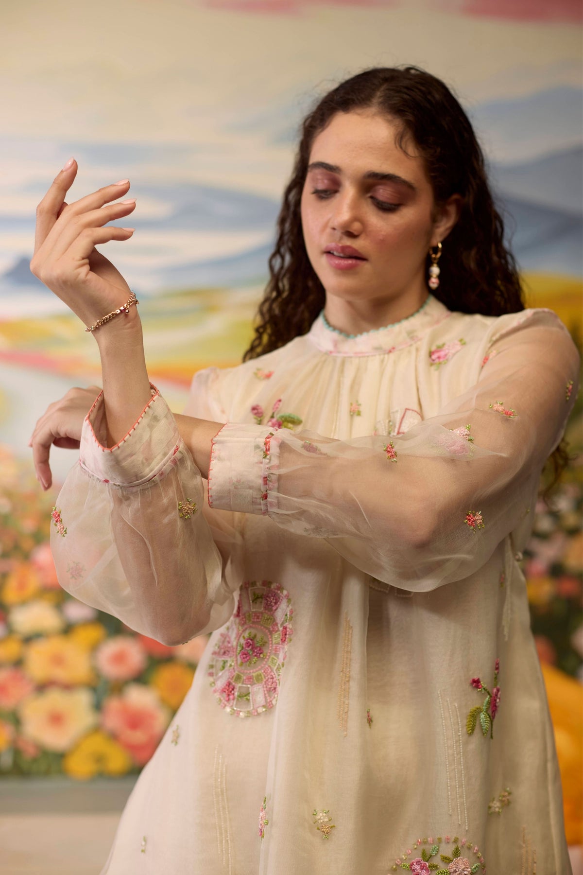Lumina Embroidered Dress