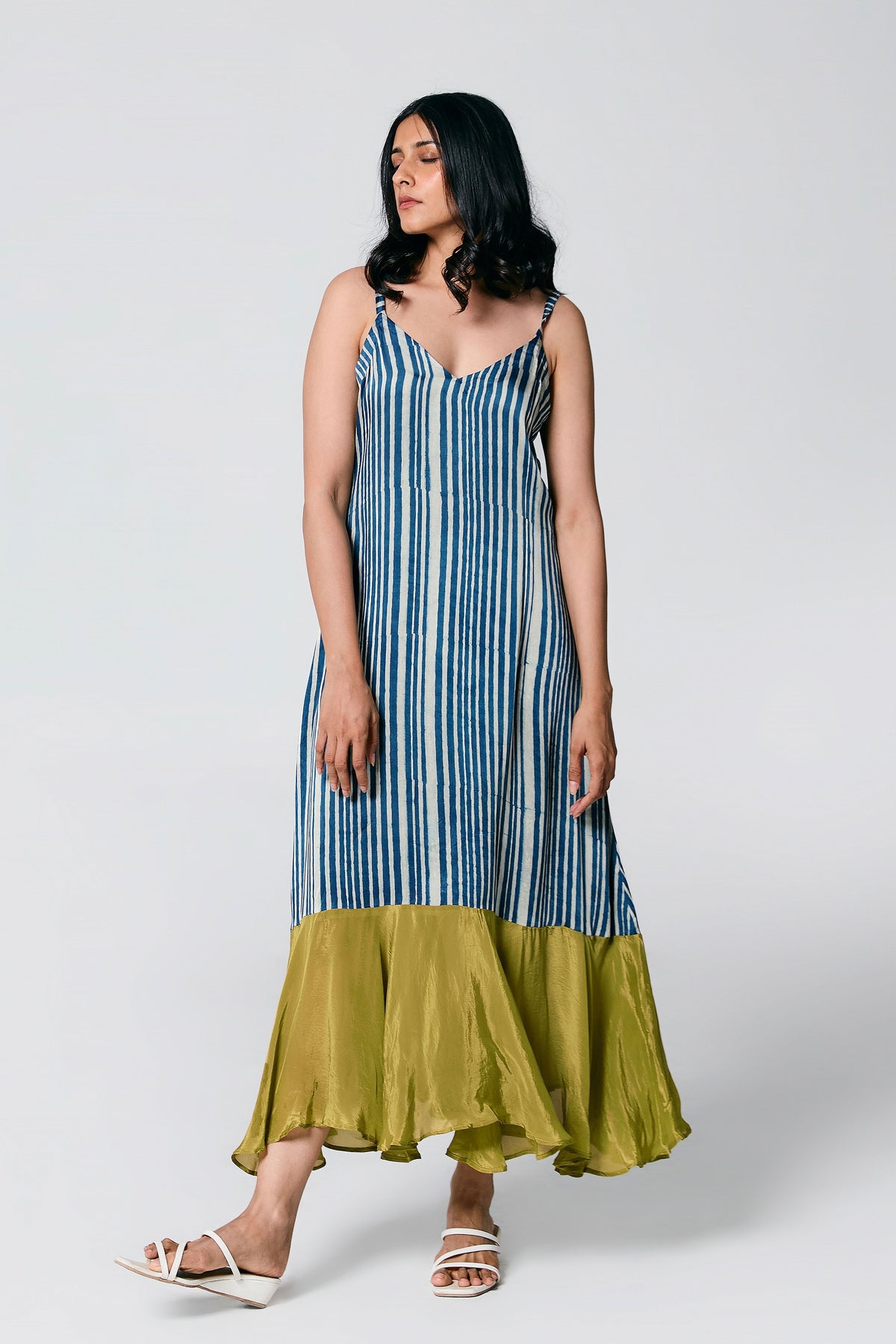 Blue Slip Dress