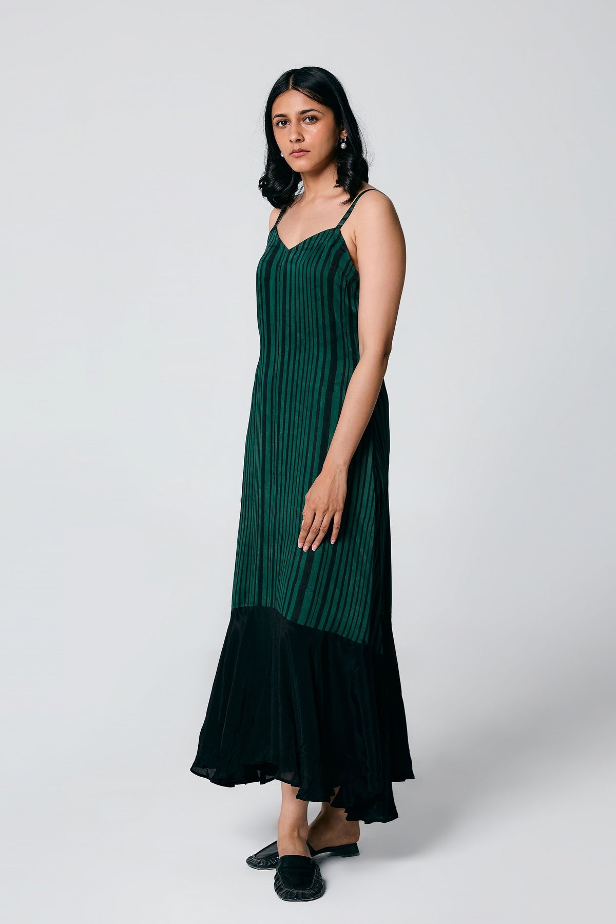 V- Neck Slip Dress