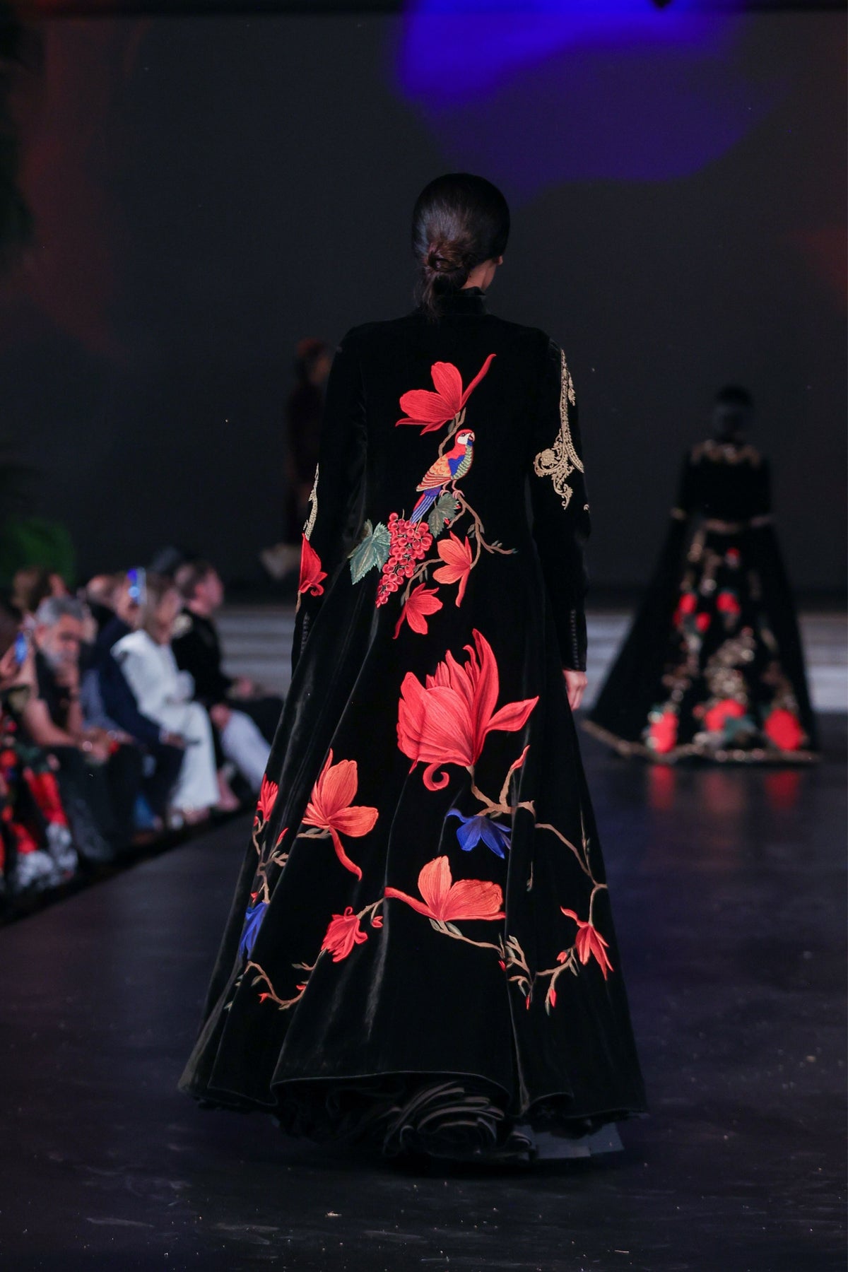 Black Velvet Long Jacket