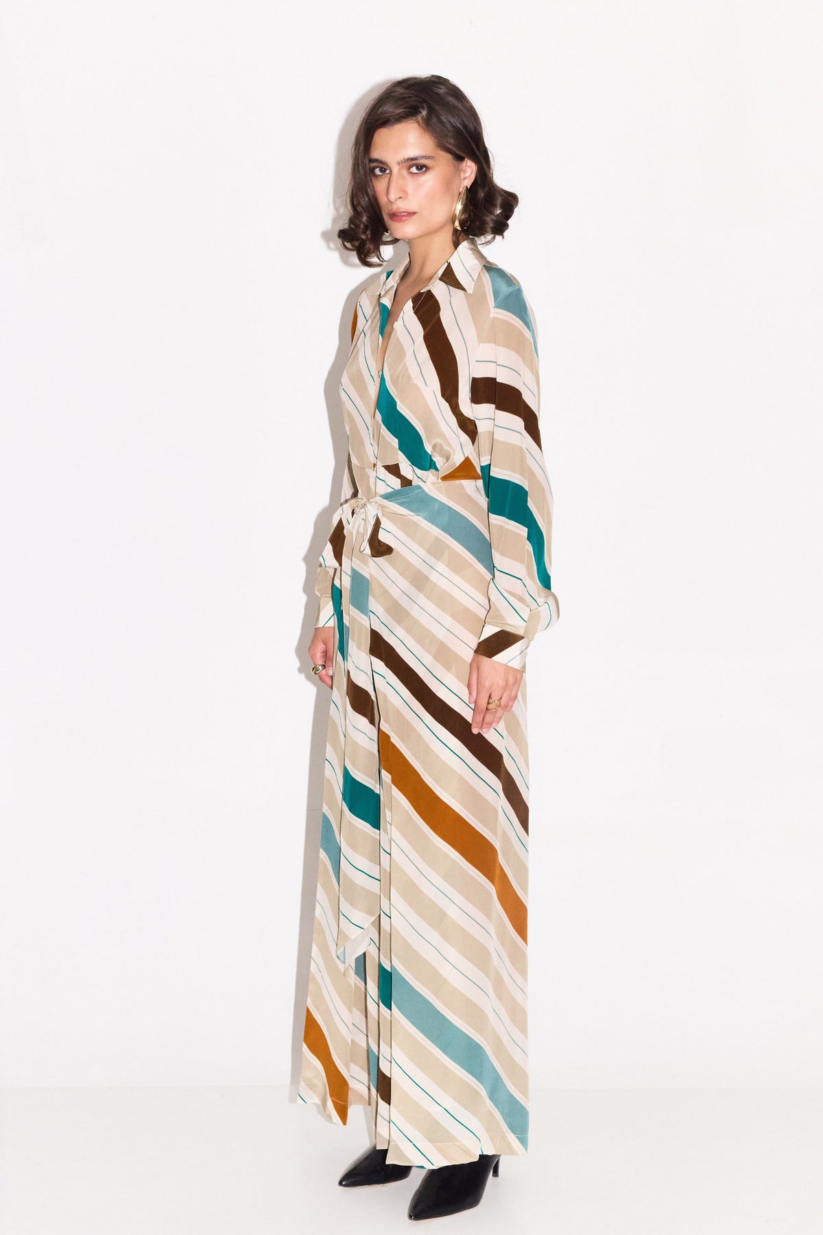 Kim Printed Overlap Jumpsuit