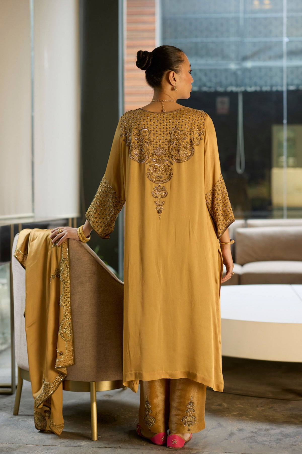 Mustard Prana Kurta Set