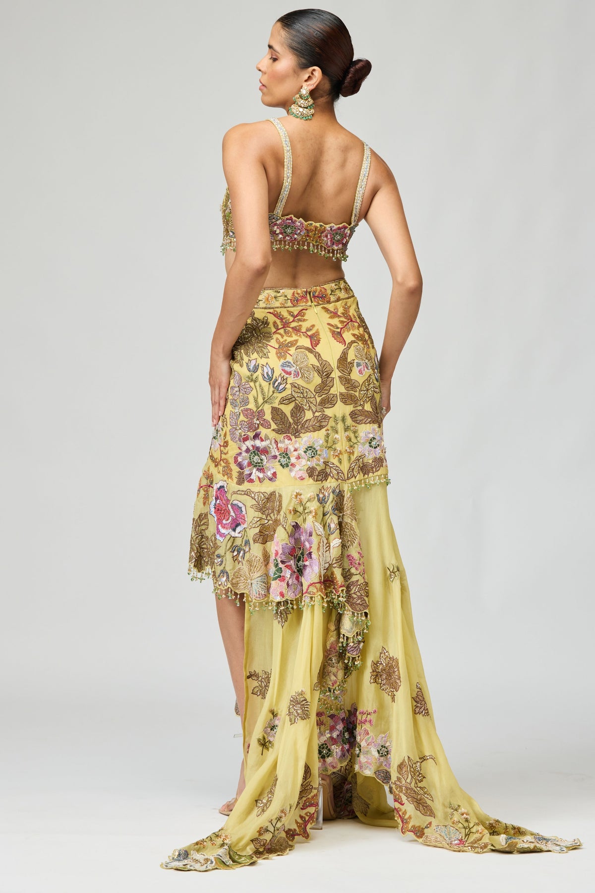 Asymmetrical Organza Co-ord Set