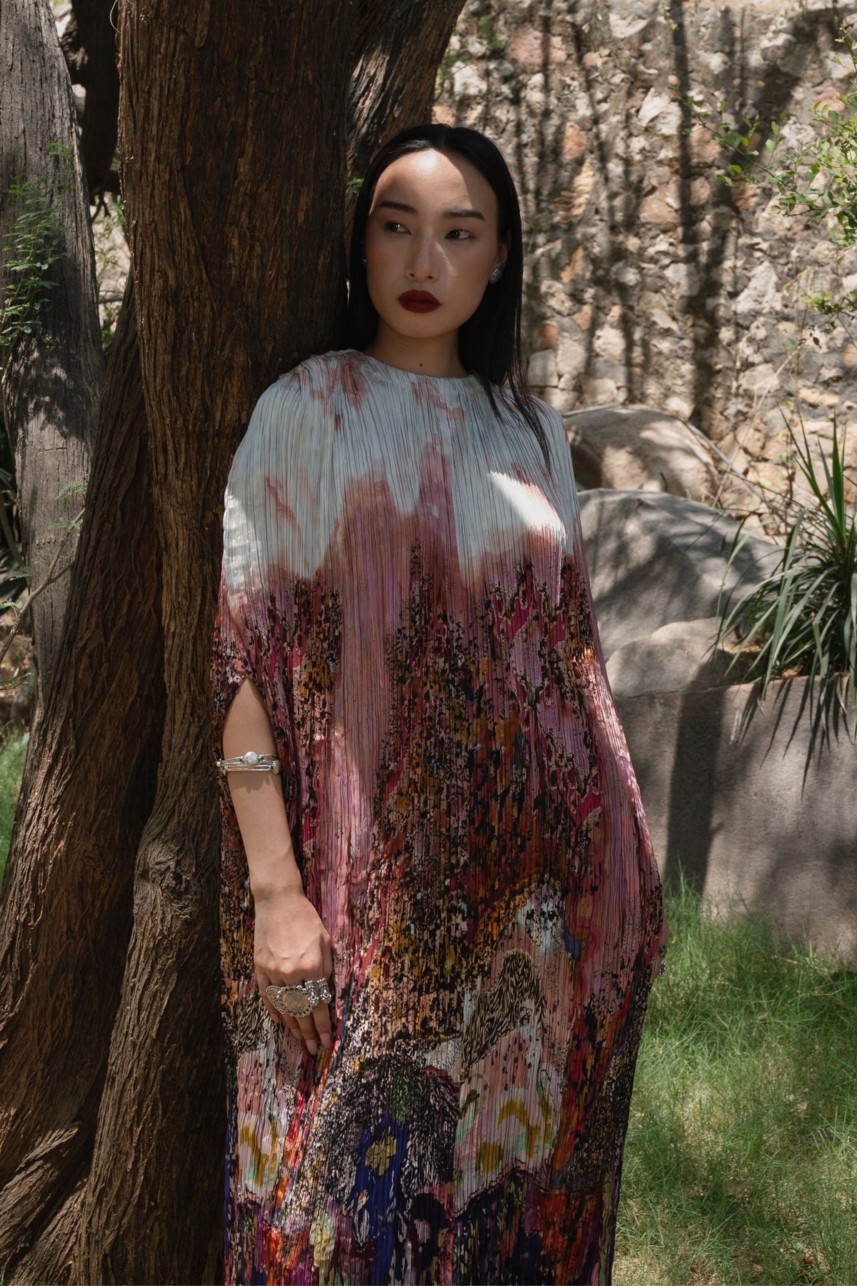 Bloom Rose Pink Kaftan