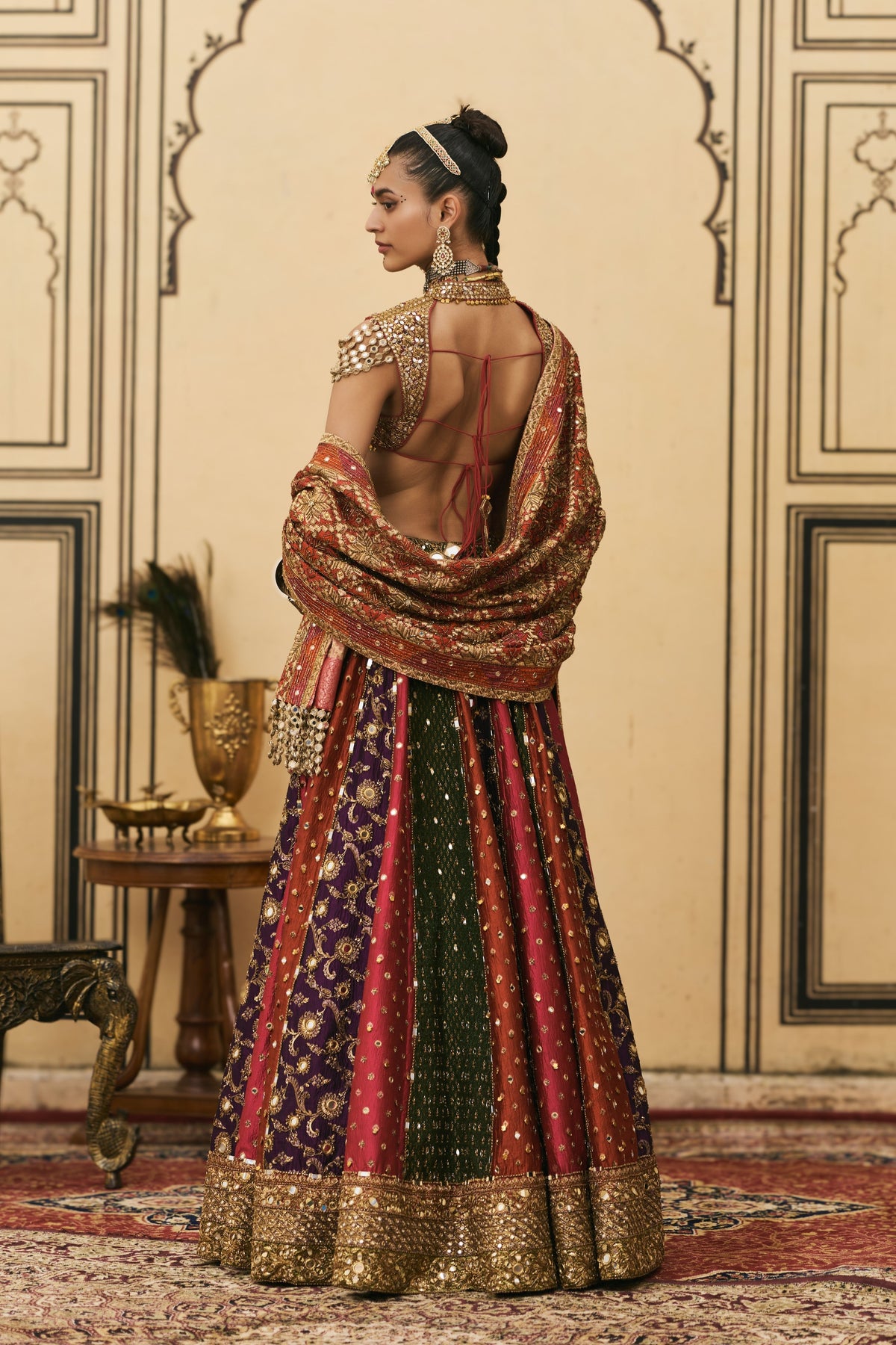 Chitrangi Phulkari Lehenga Set