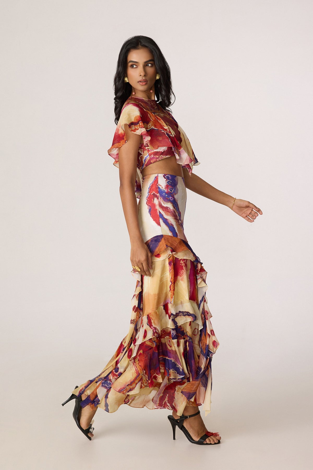 Elena Blouse & Marieya Skirt Set