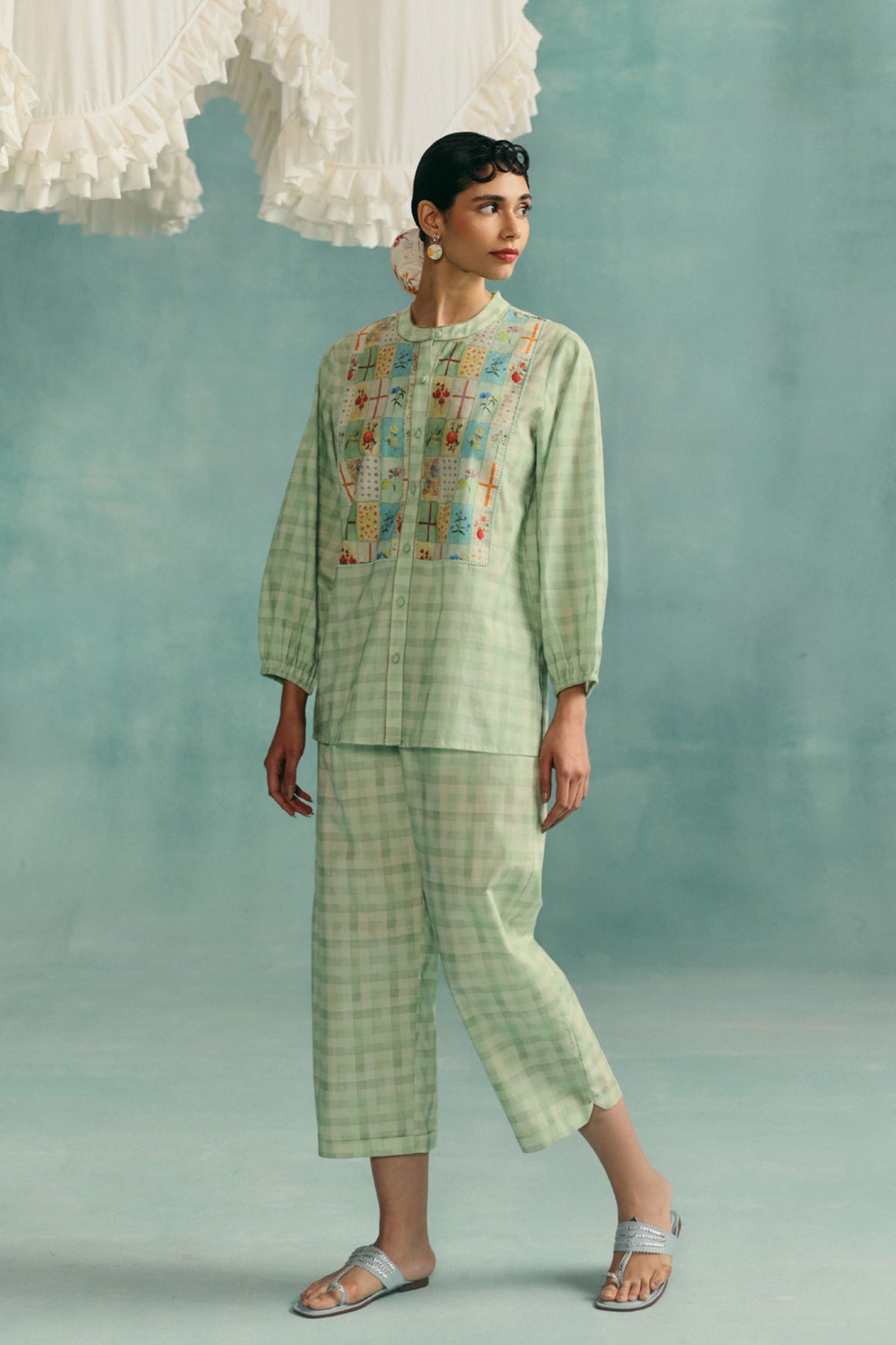 Flora Mint Co-ord Set
