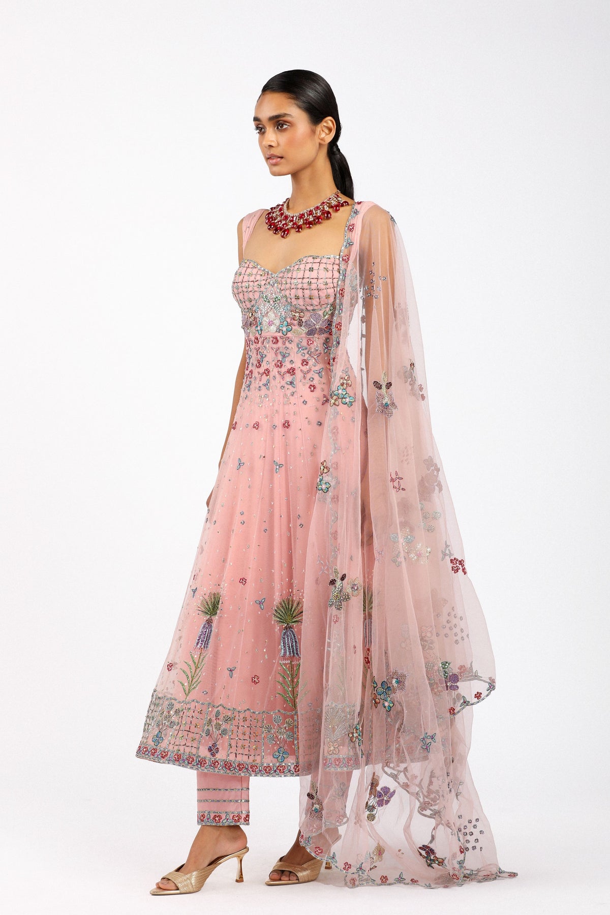 Peonisse Anarkali Set