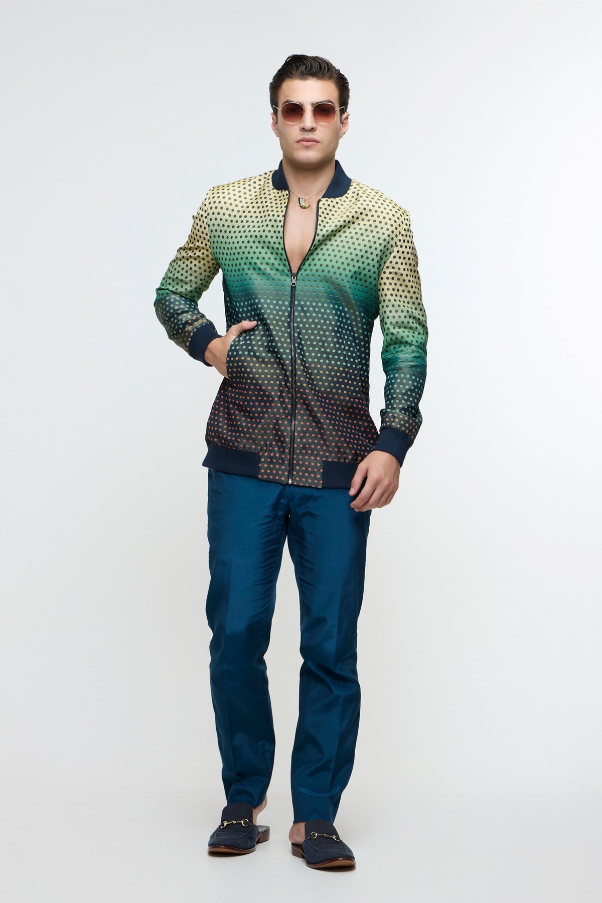 Cavalry Polka Bomber Jacket