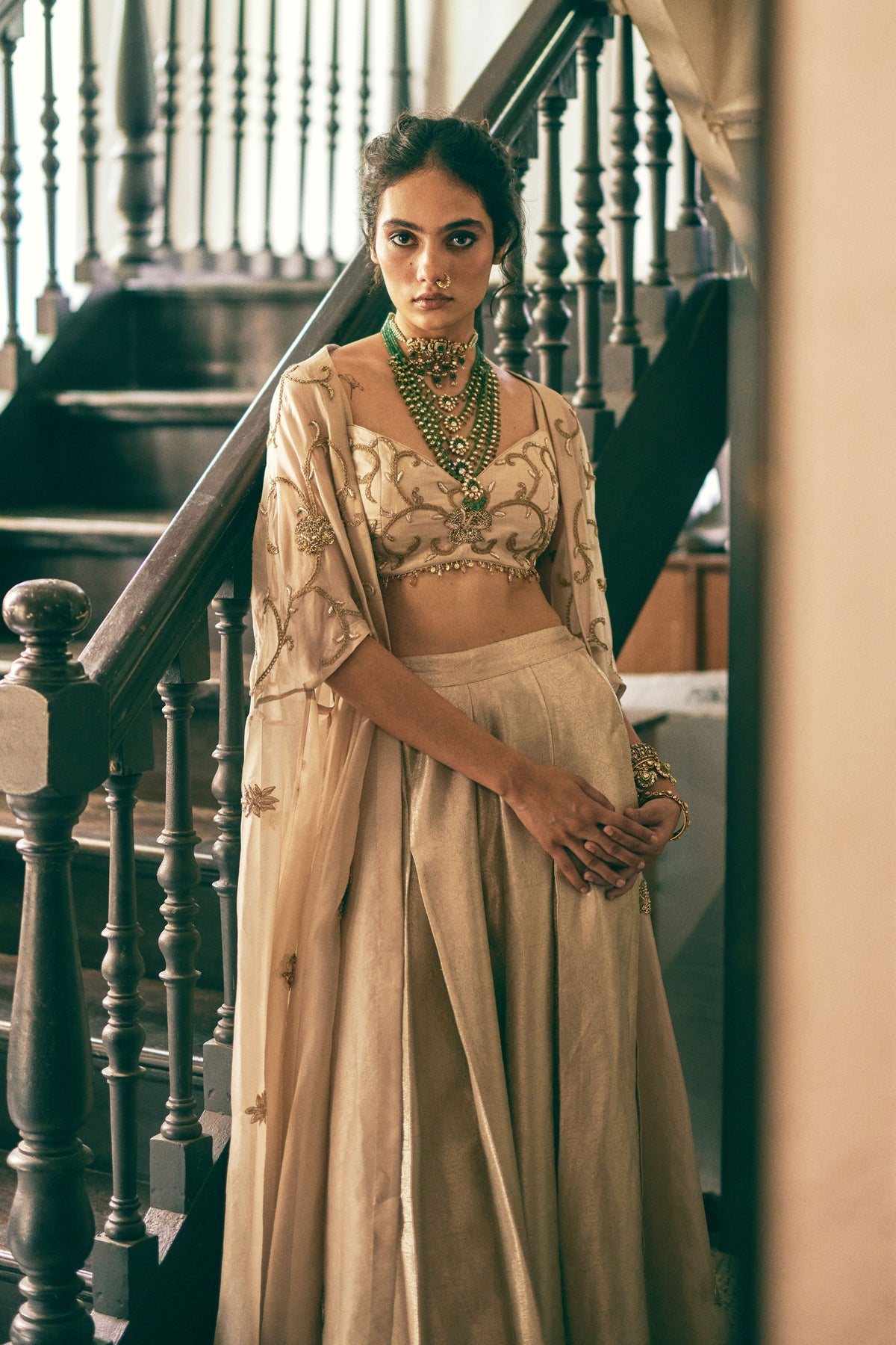 Aira Cape Palazzo Set