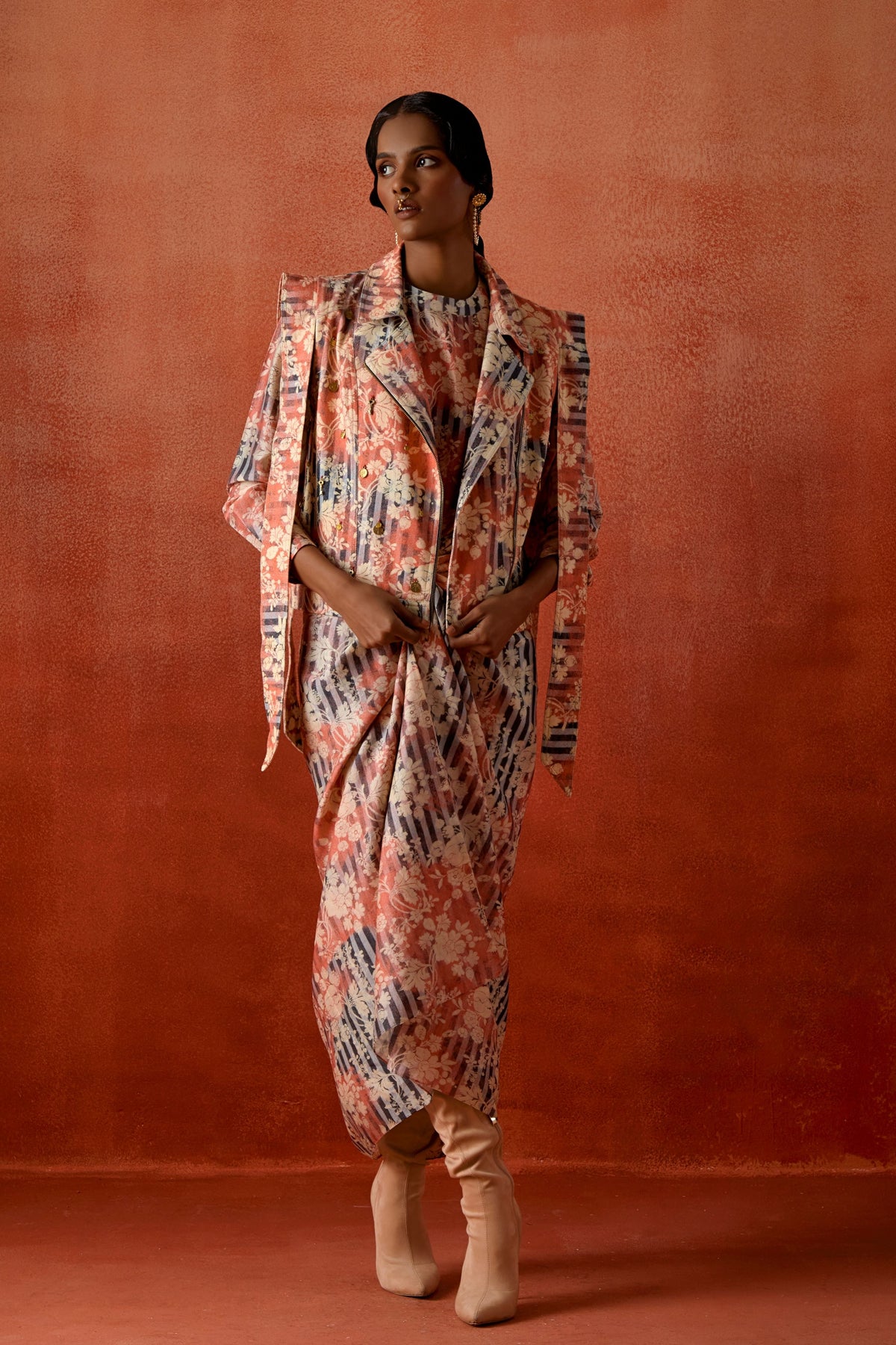 Printed Jacket Dress