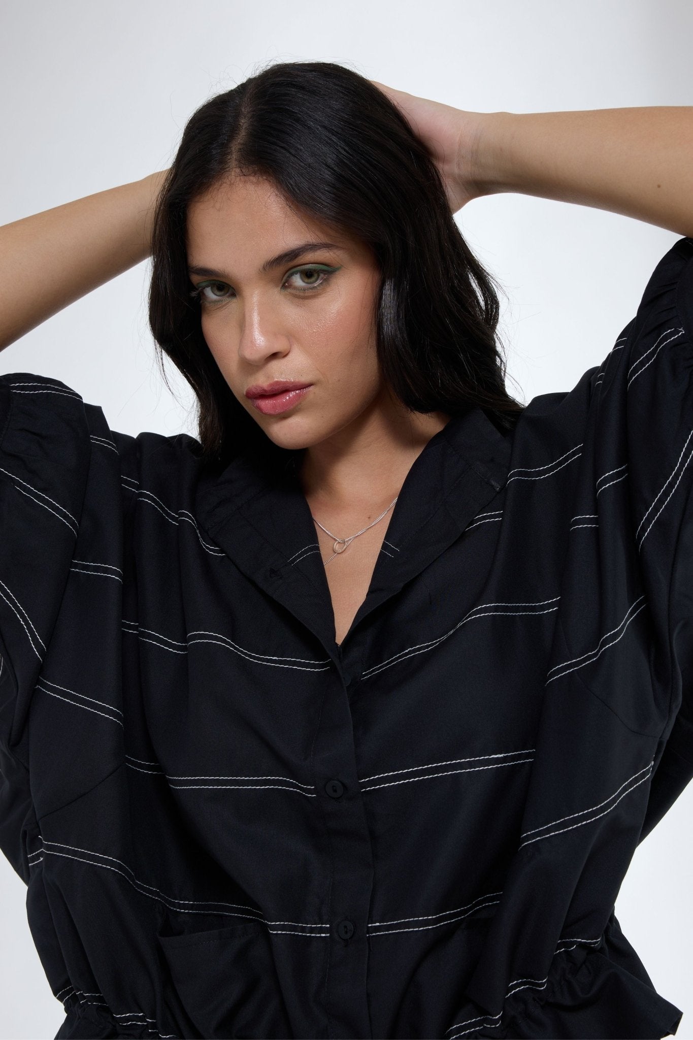 Top Stitch Anti Fit Shirt - Krati Jain - Elahe