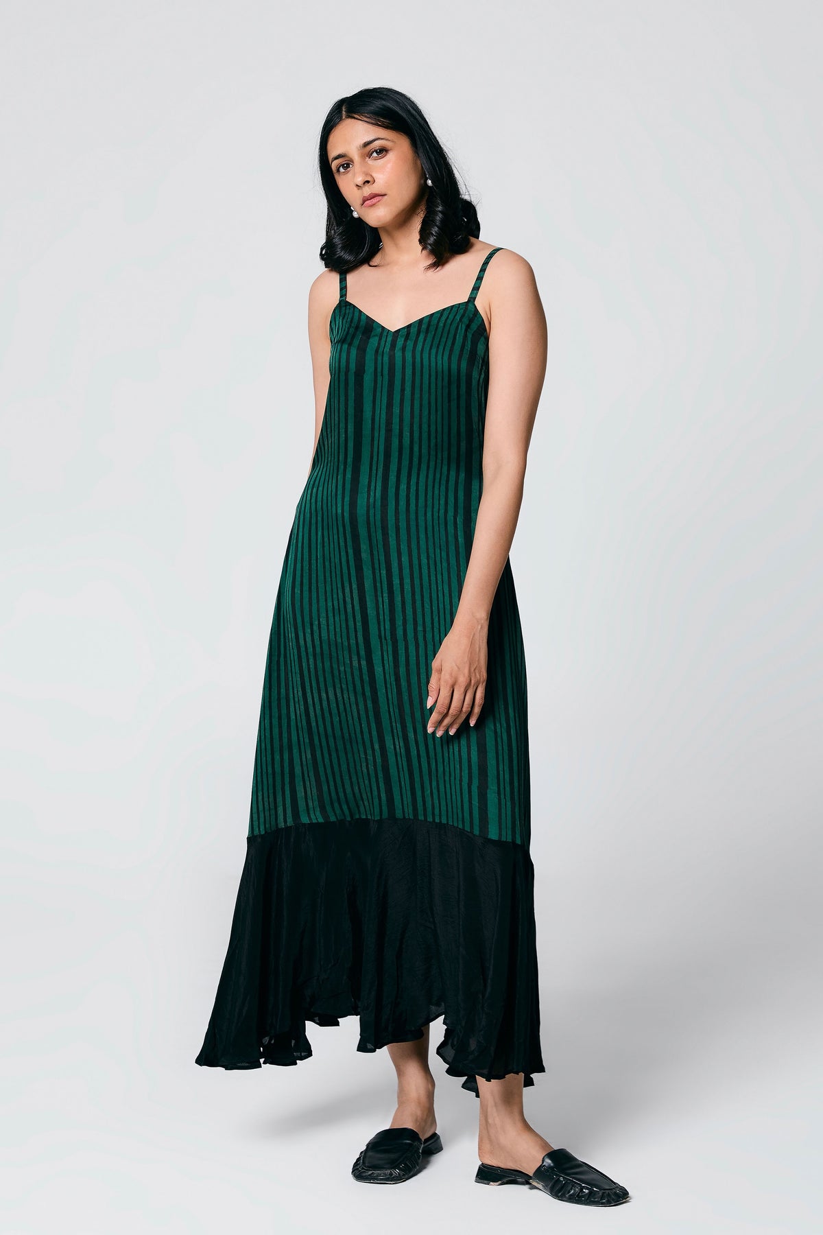 V- Neck Slip Dress