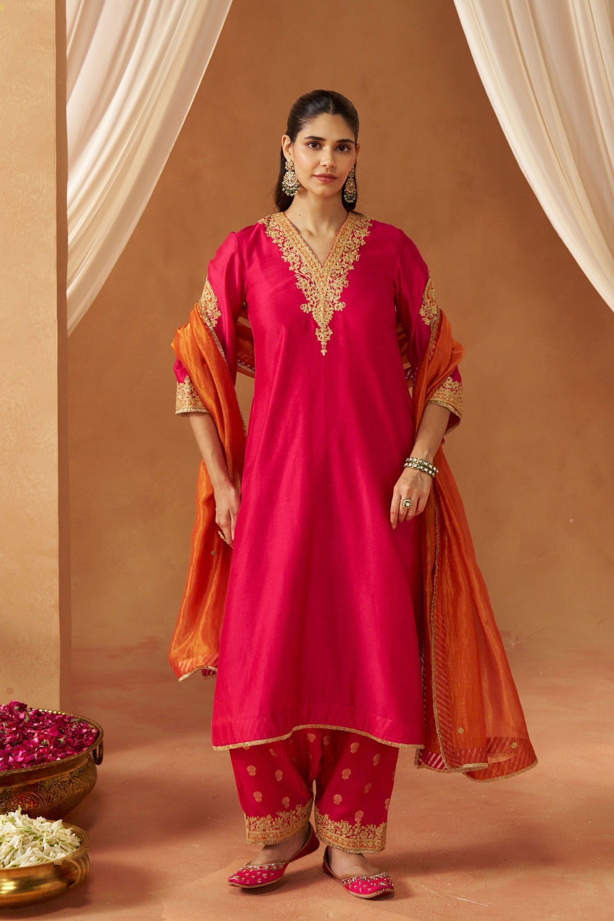 Liana Hot Pink Chauga Set