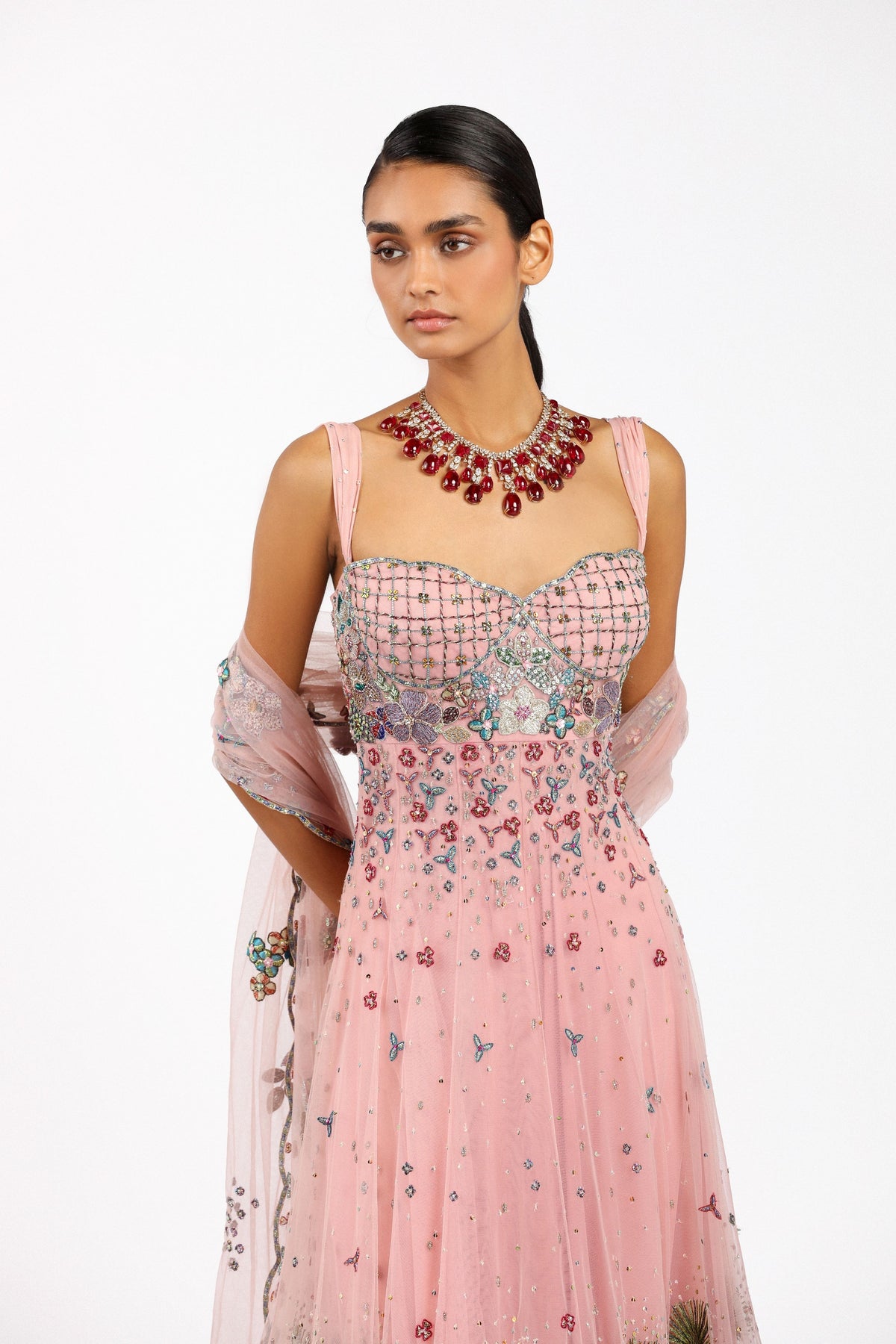 Peonisse Anarkali Set