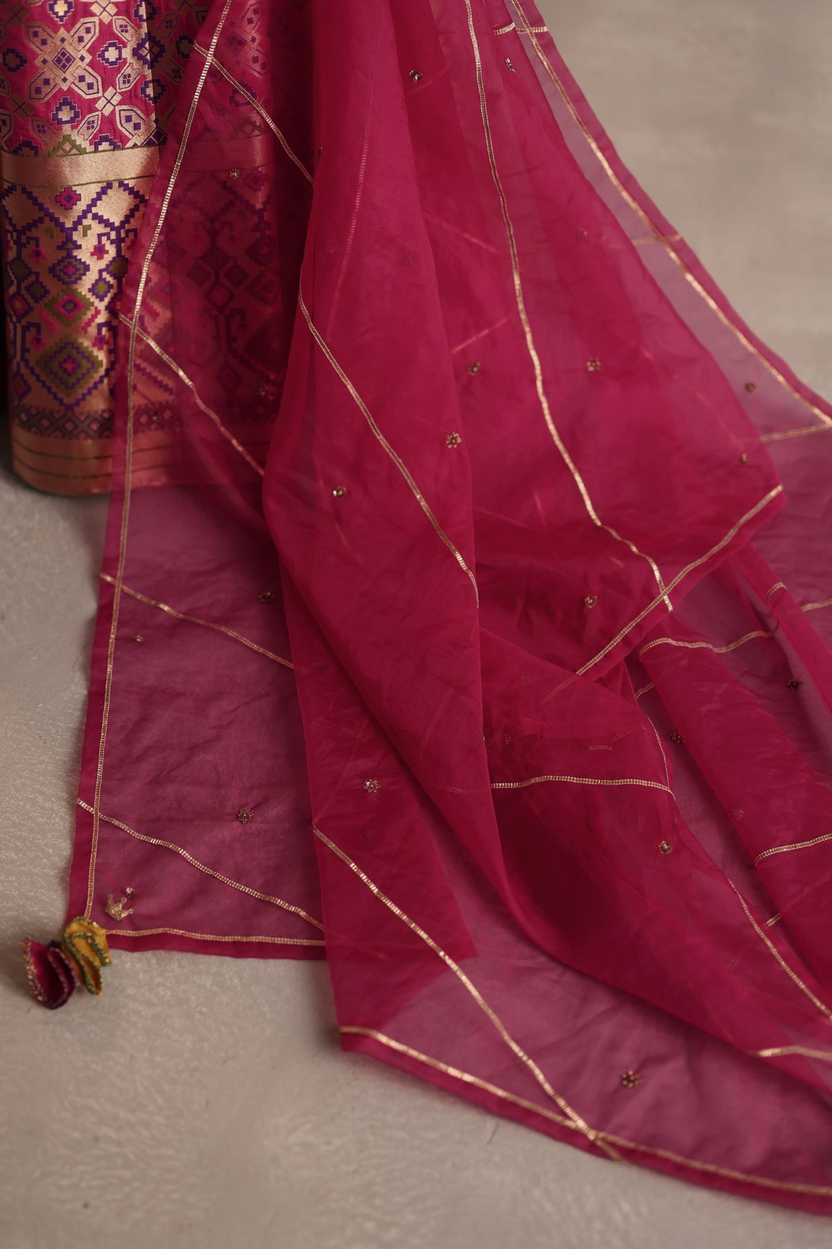 Saras Purple Lehenga