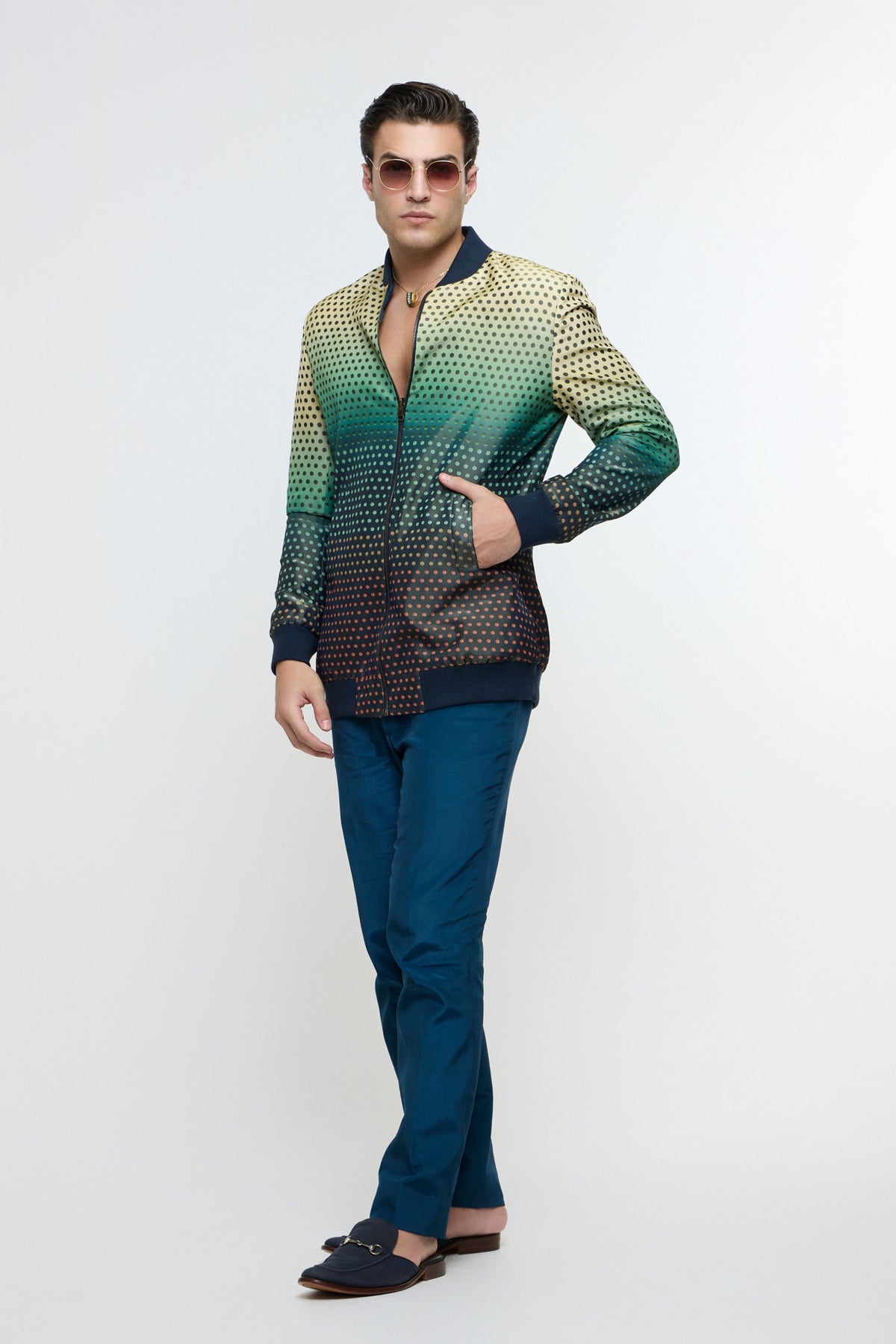 Cavalry Polka Bomber Jacket