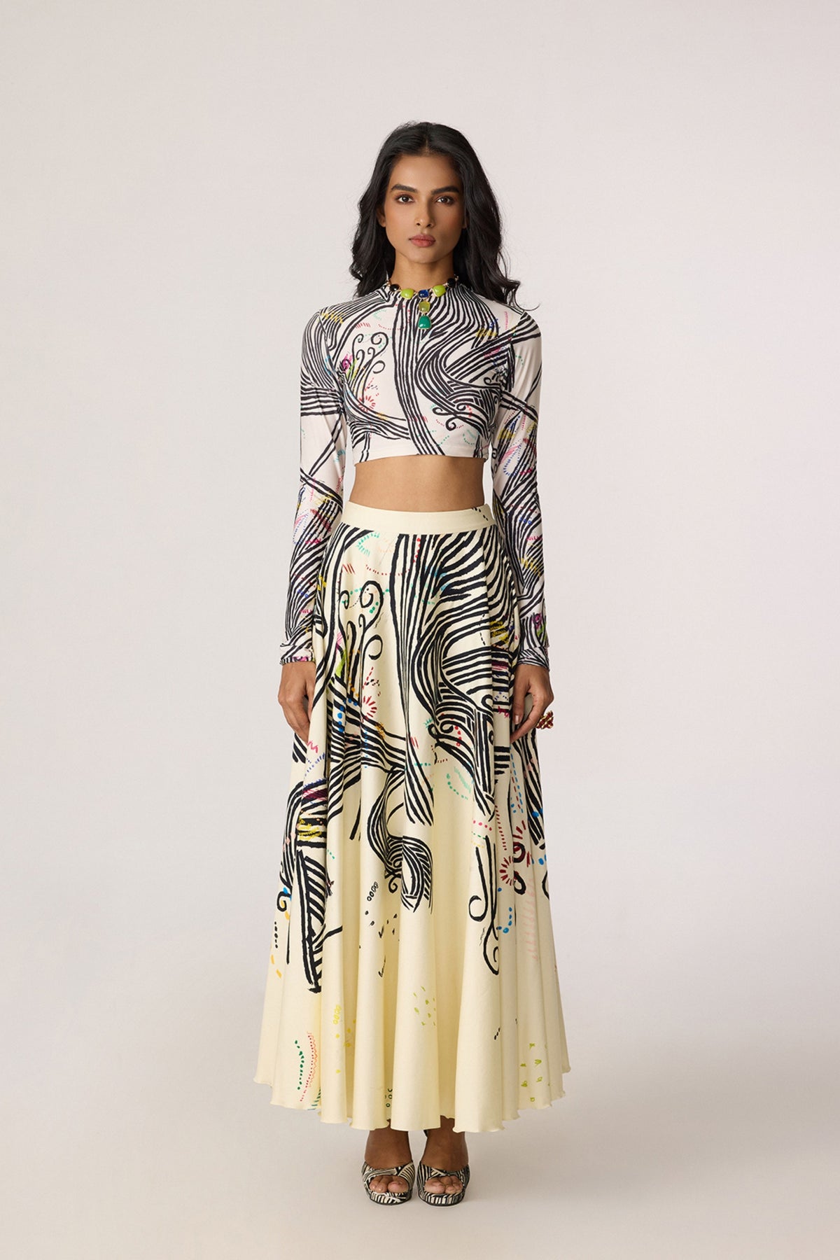 Gigi Blouse & Dracy Skirt Set