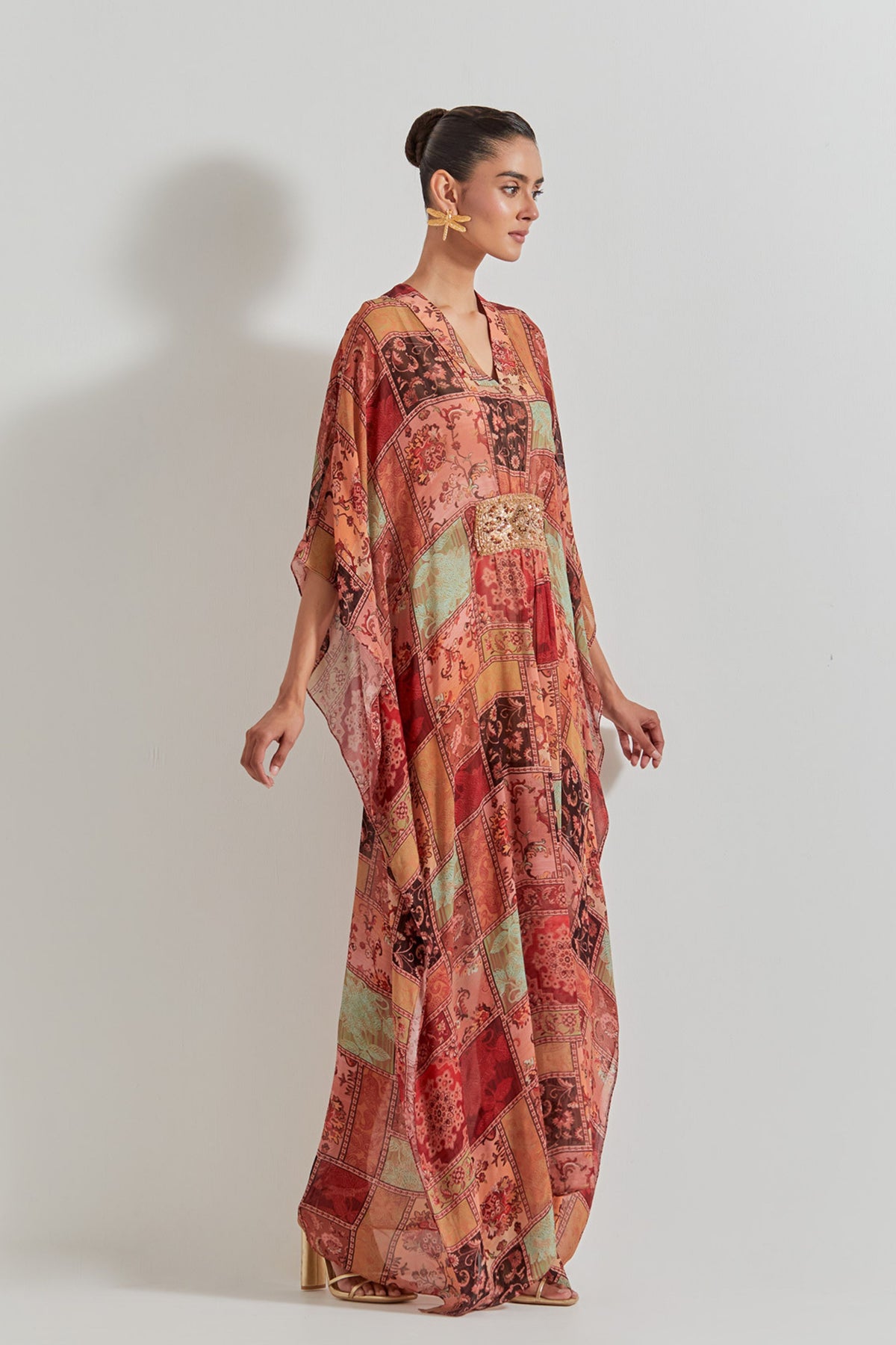 Spicy Glam Printed Kaftan