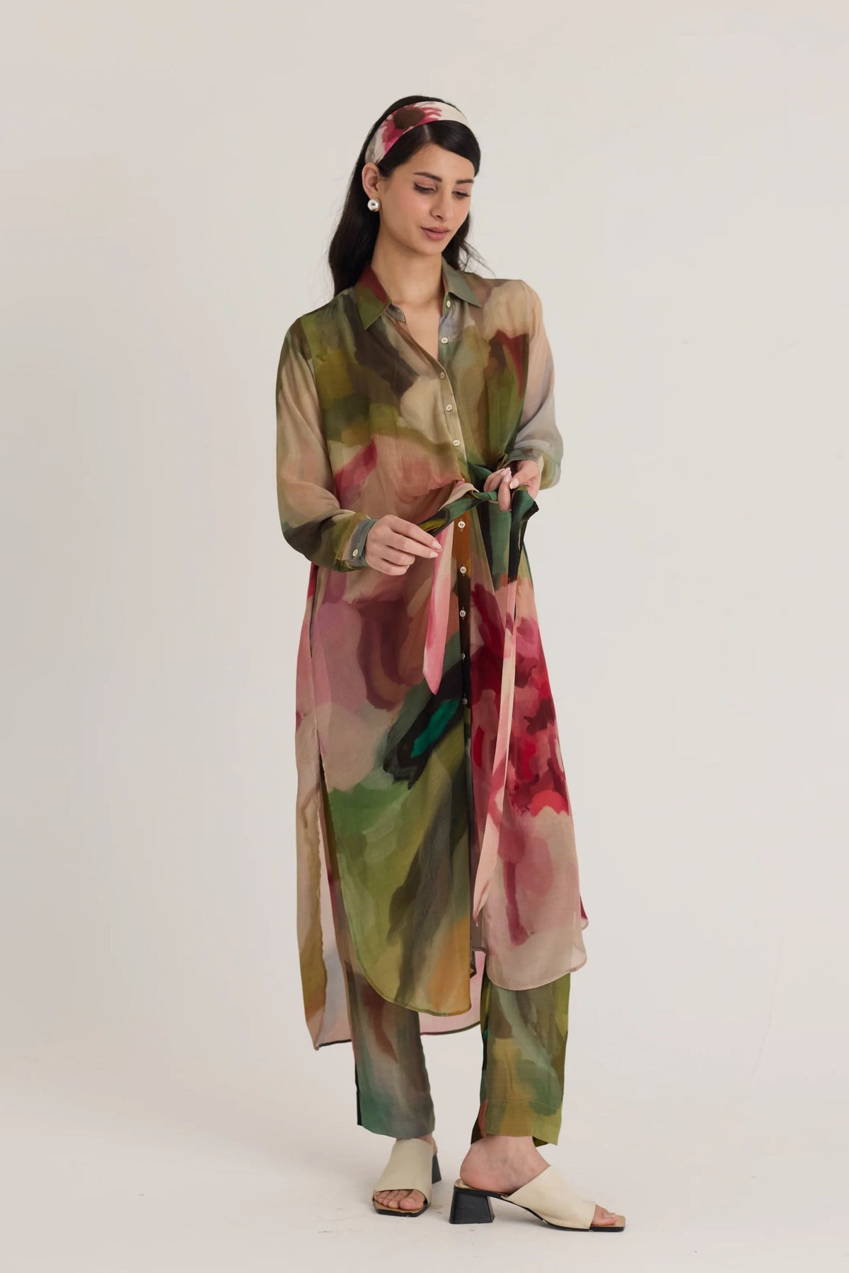 Tilly Wrap Kurta Set
