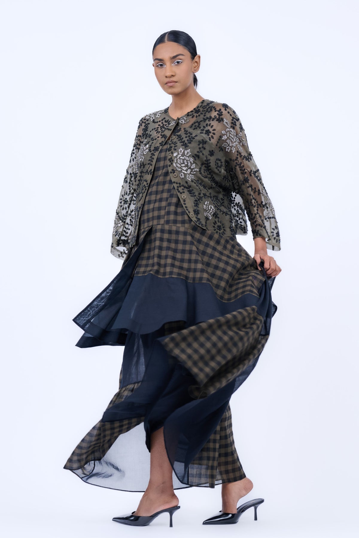 Silk Organza Beadwork Jacket
