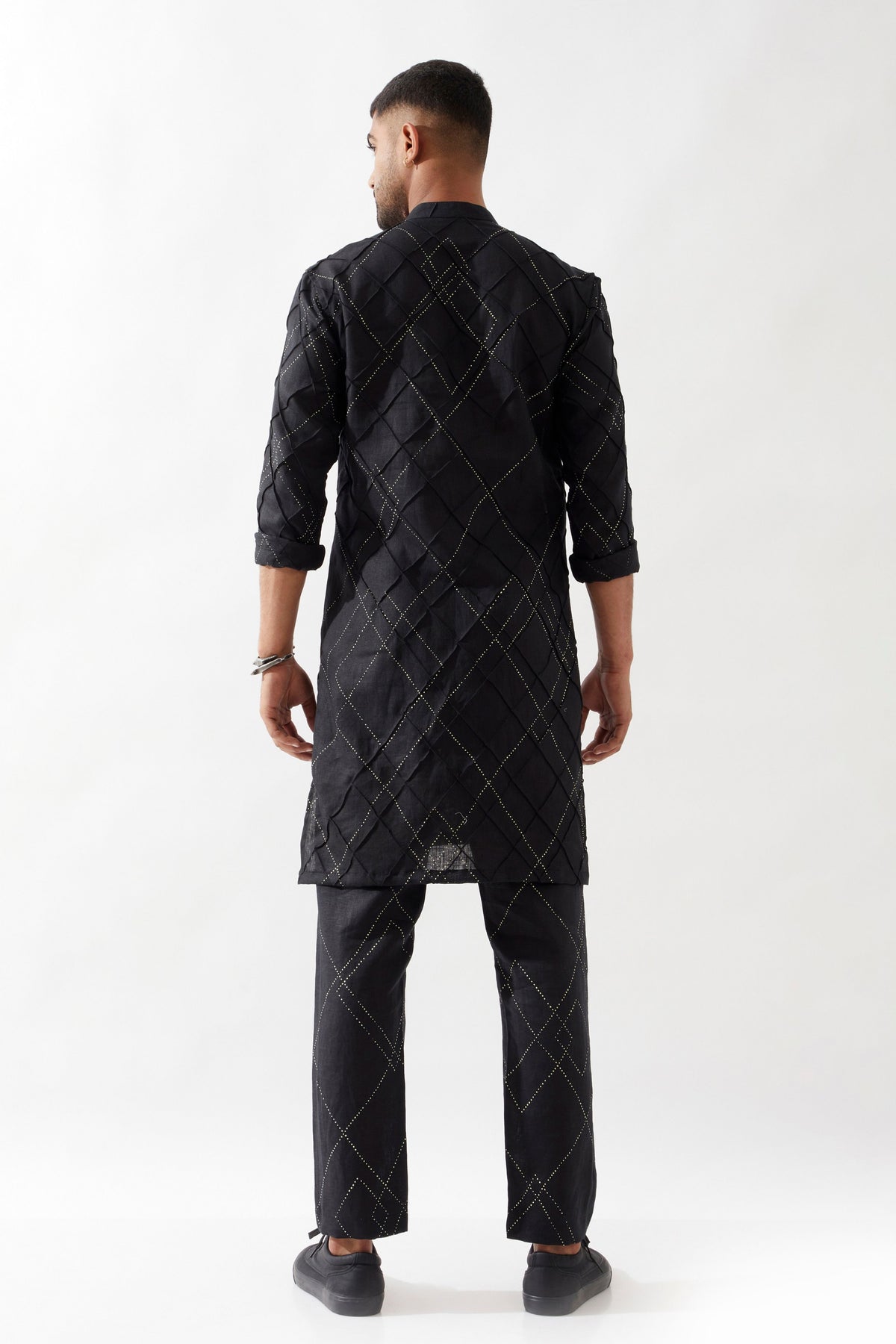 Nathan Argile Black Kurta Set
