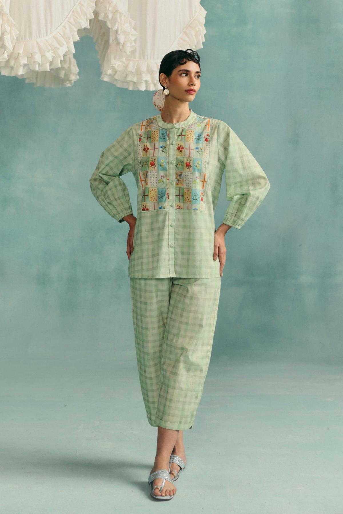 Flora Mint Co-ord Set