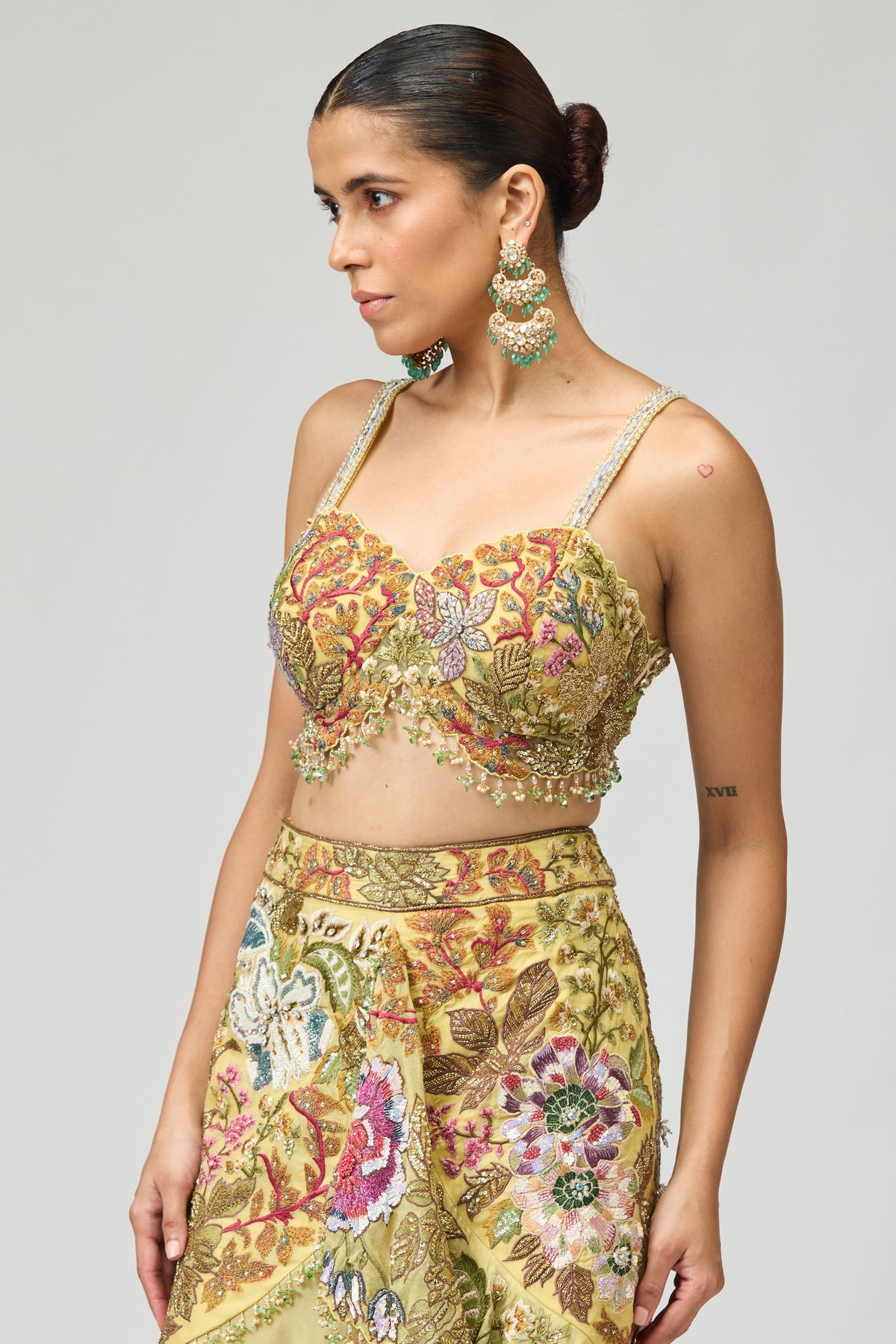 Asymmetrical Organza Co-ord Set