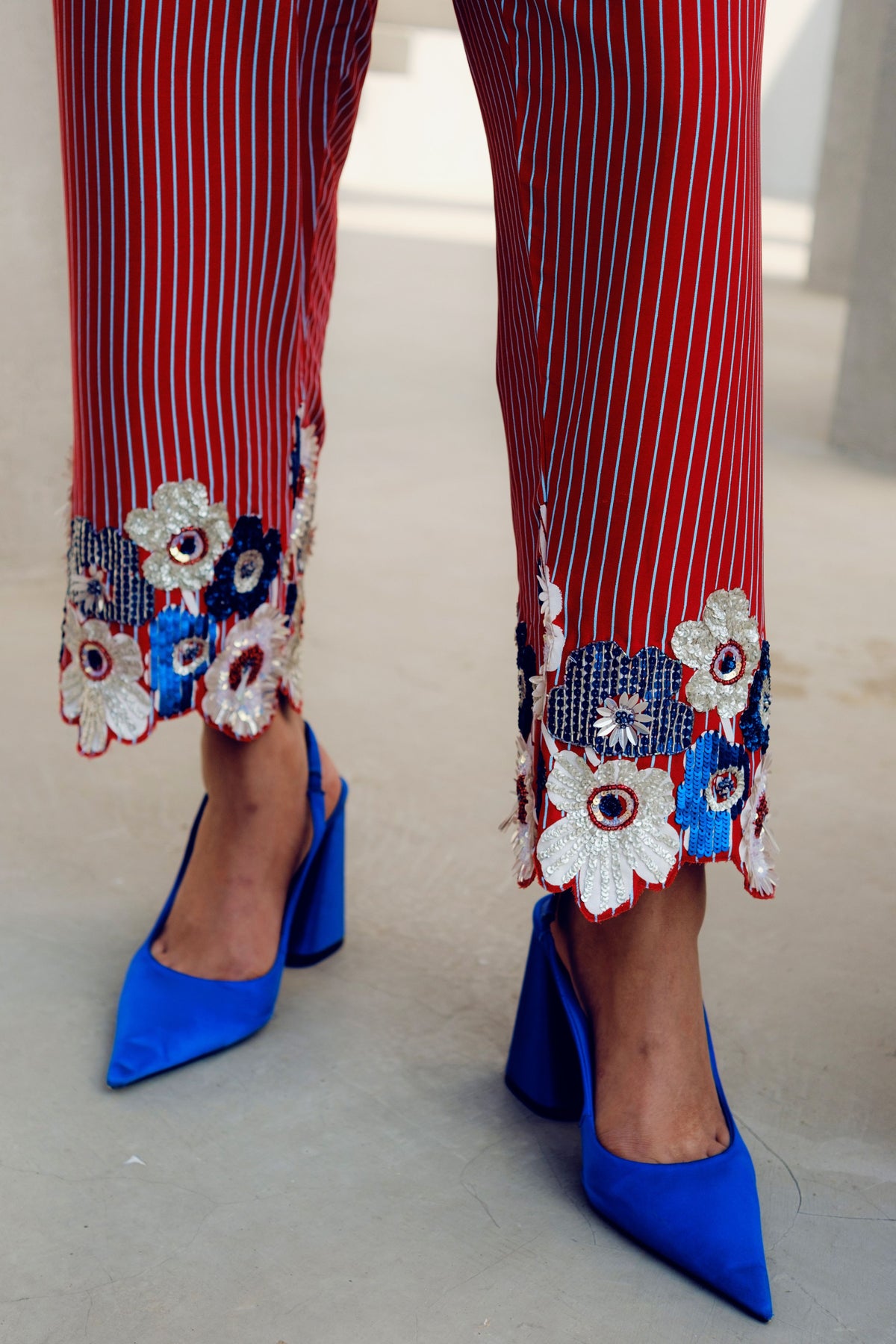Red Chloe Pants