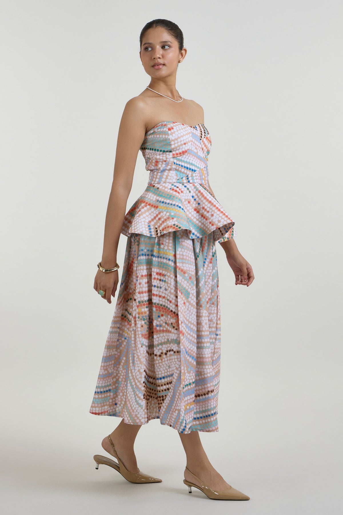 Daphne Peplum Skirt Set