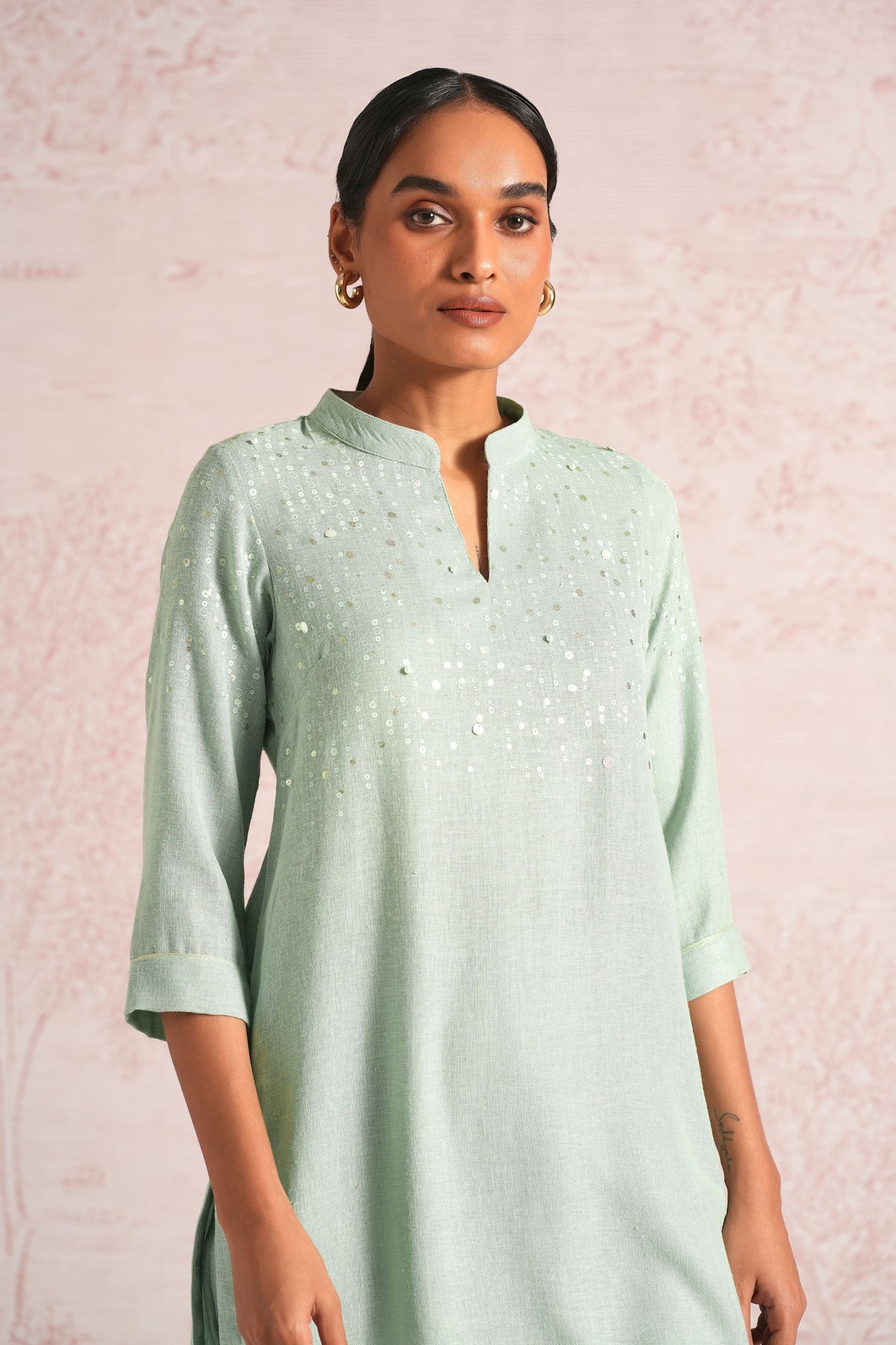 Shimmer Cloud Kurta & Pant