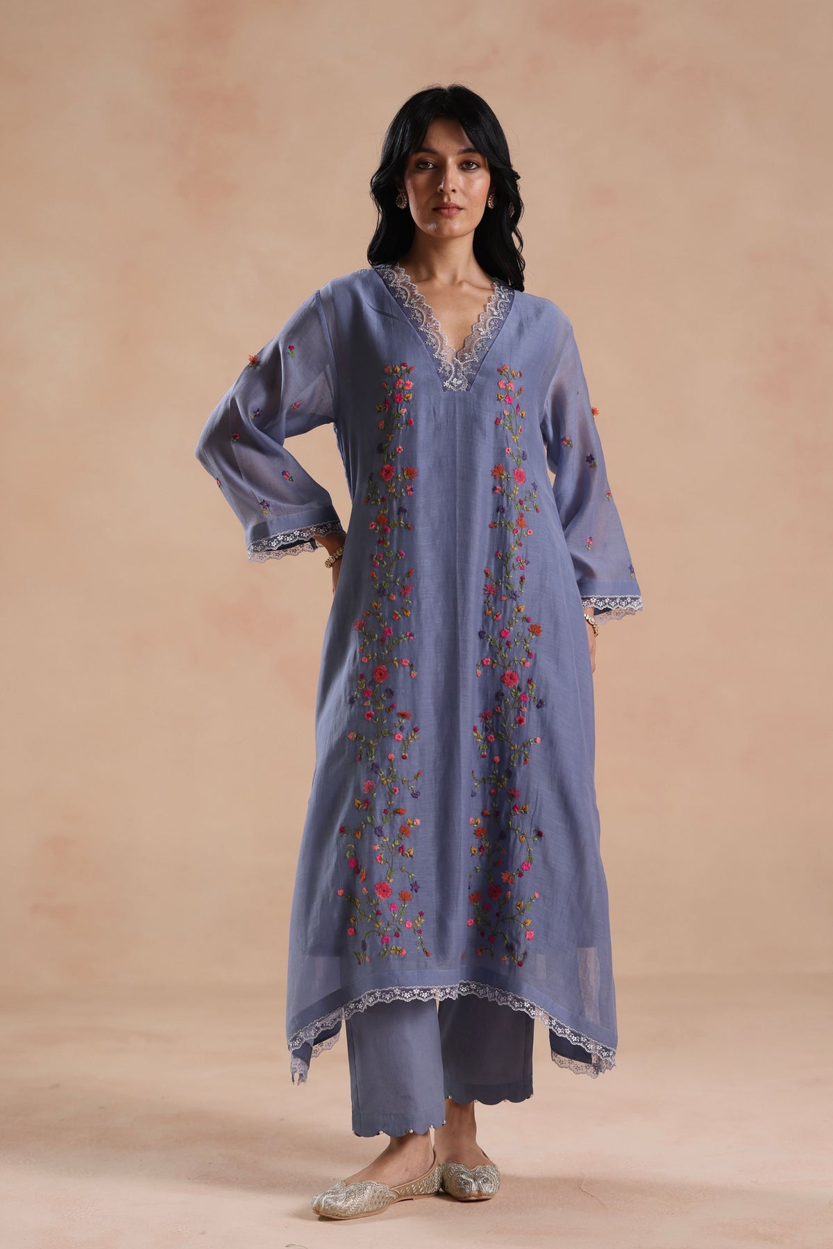 Evara Blue Kurta Set