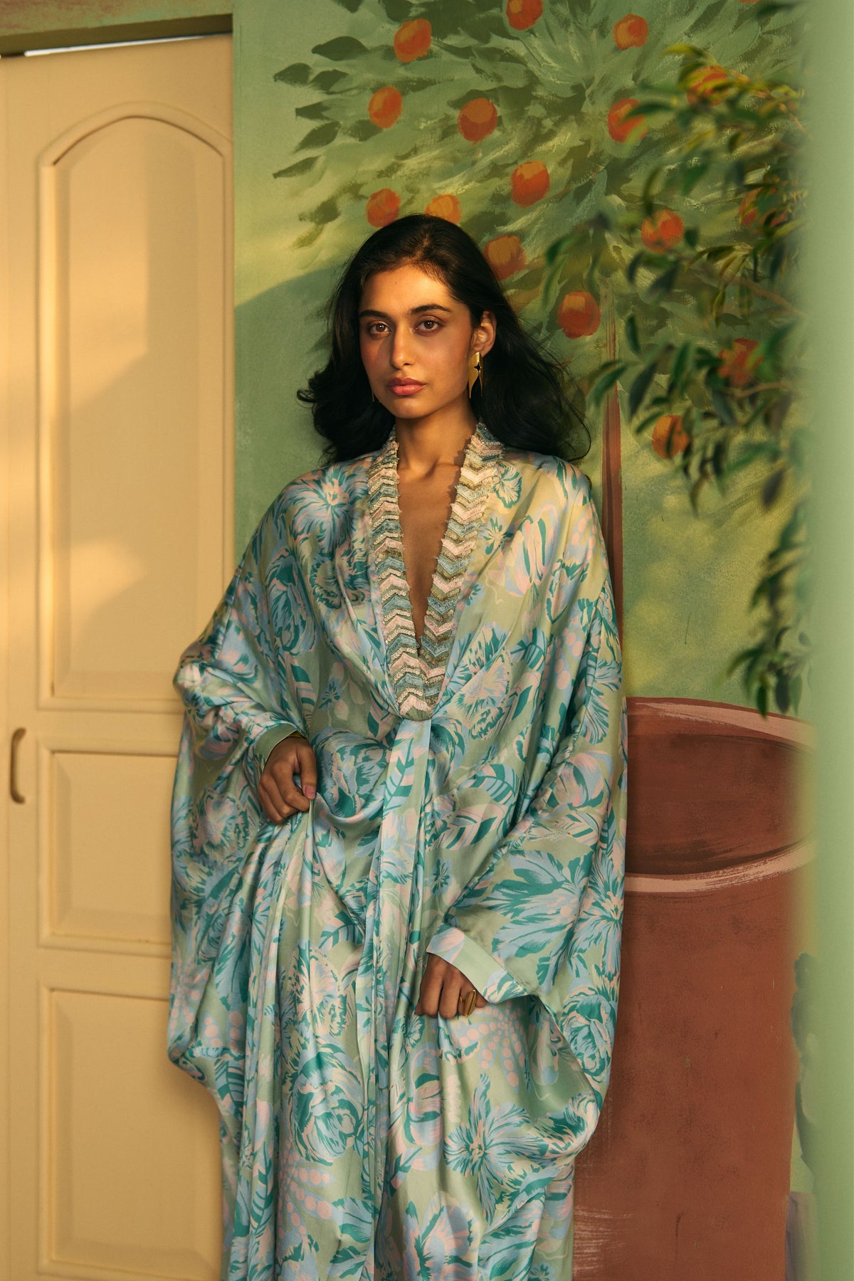 Mint Flow Kaftan